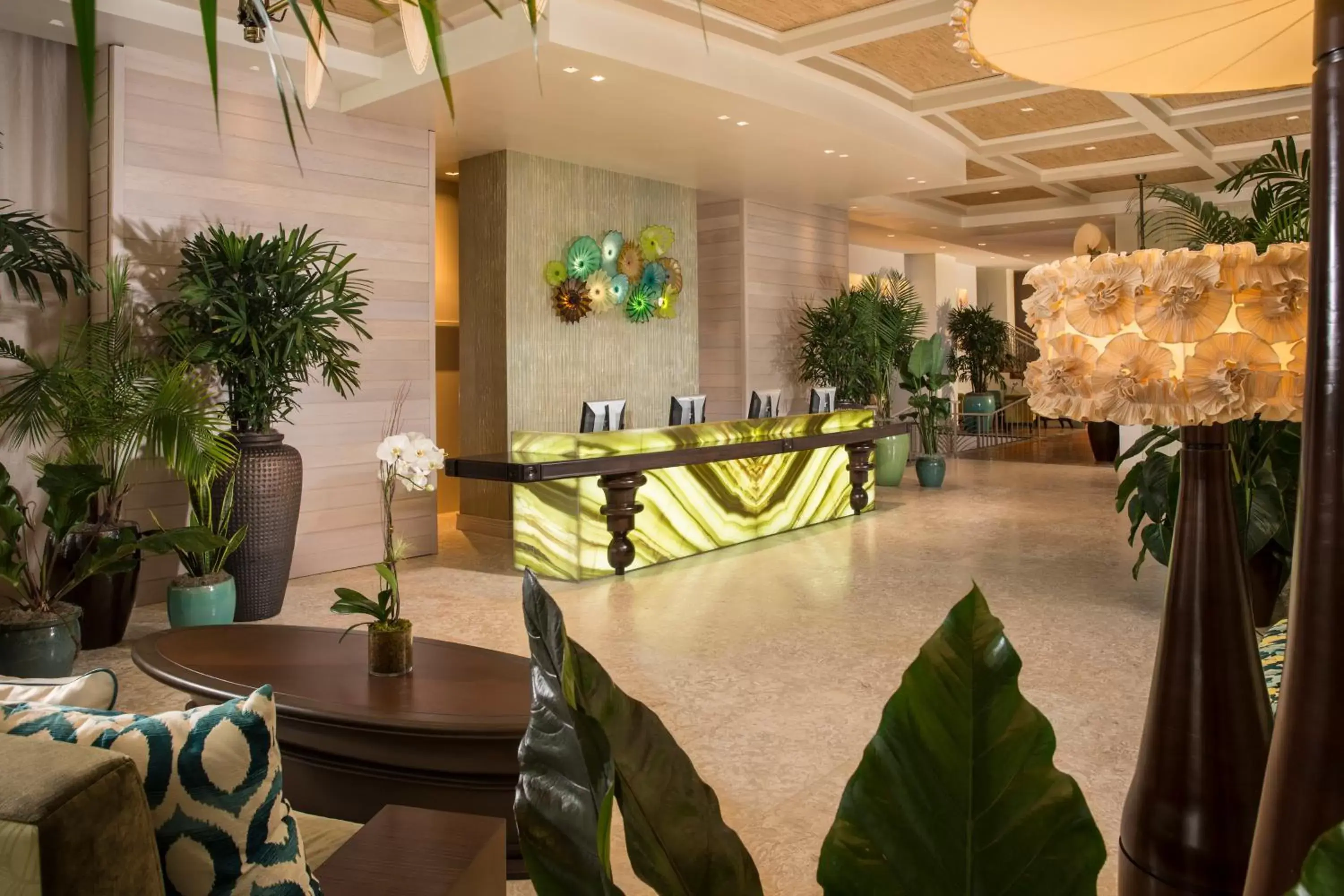Lobby or reception, Restaurant/Places to Eat in The Palms Hotel & Spa