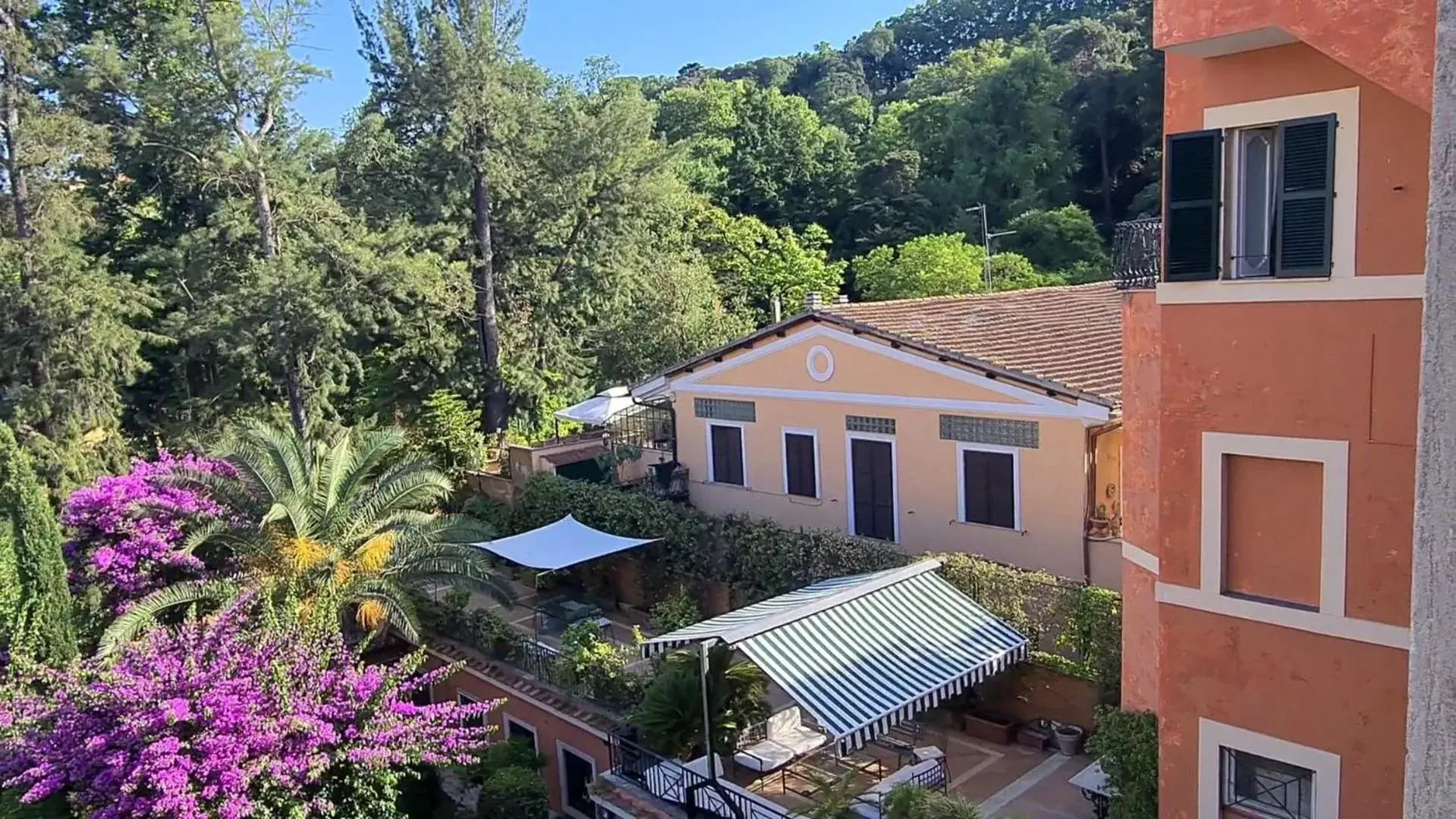 Garden view, Bird's-eye View in Villa Riari Garden