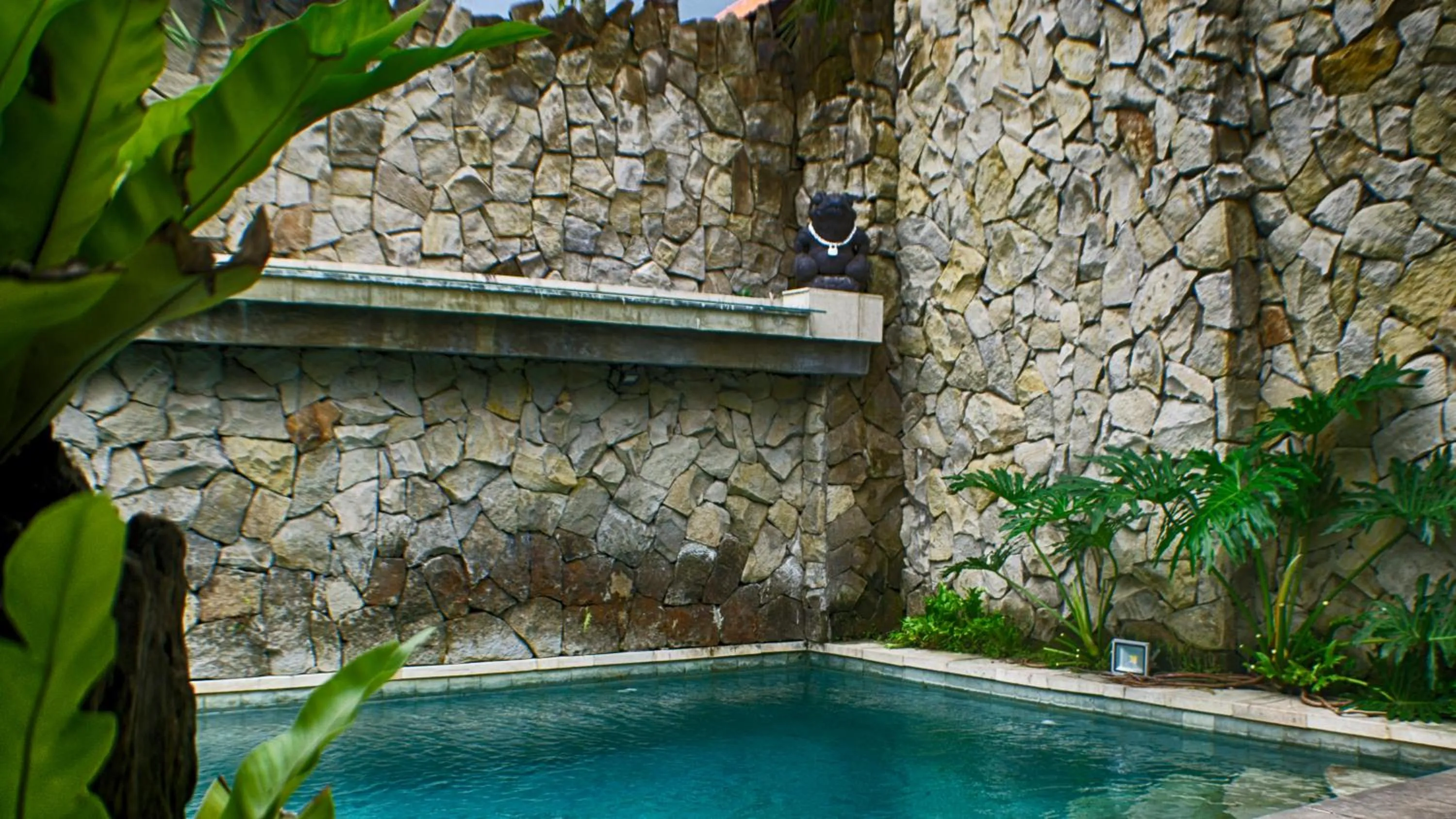 Swimming pool in Kememai Hostel