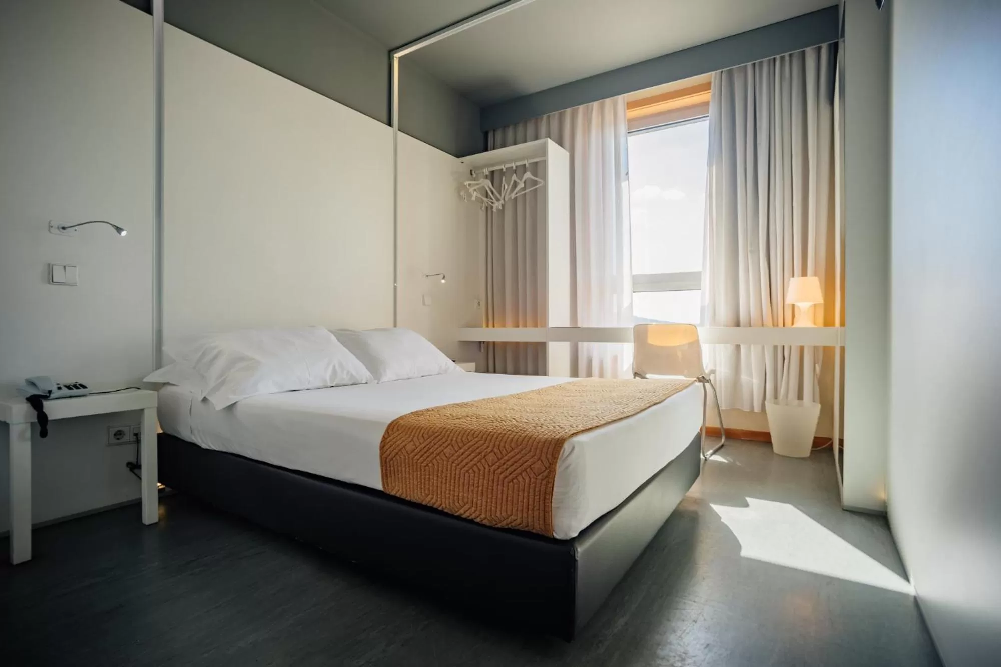 Bedroom, Bed in Basic Braga by Axis