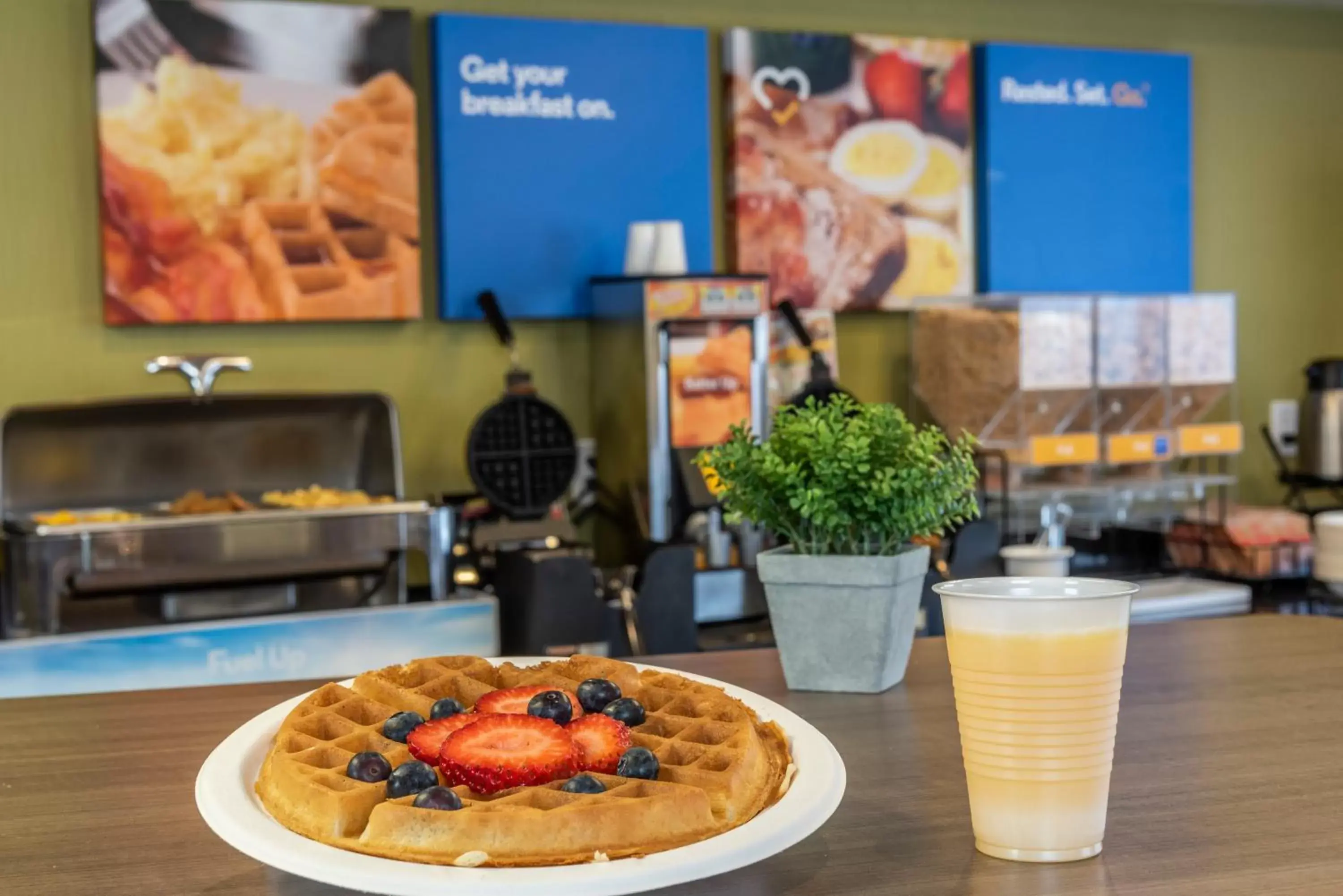 Food close-up in Comfort Inn