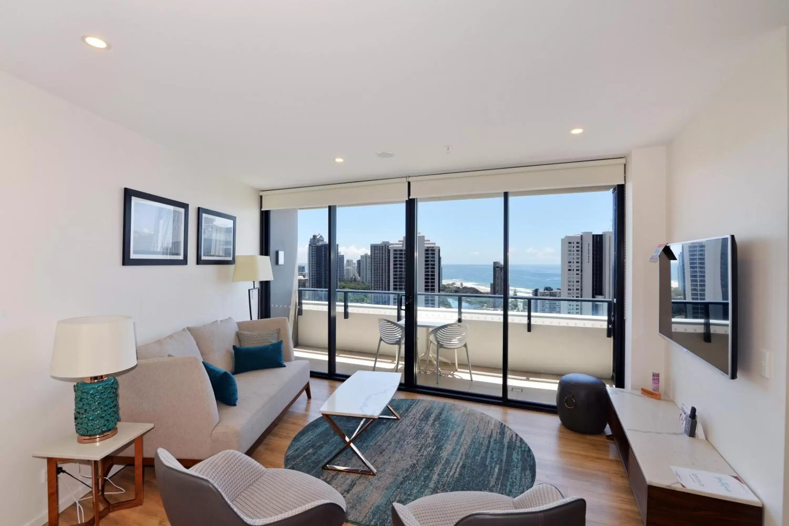 Balcony/Terrace, Seating Area in Ruby Gold Coast by CLLIX