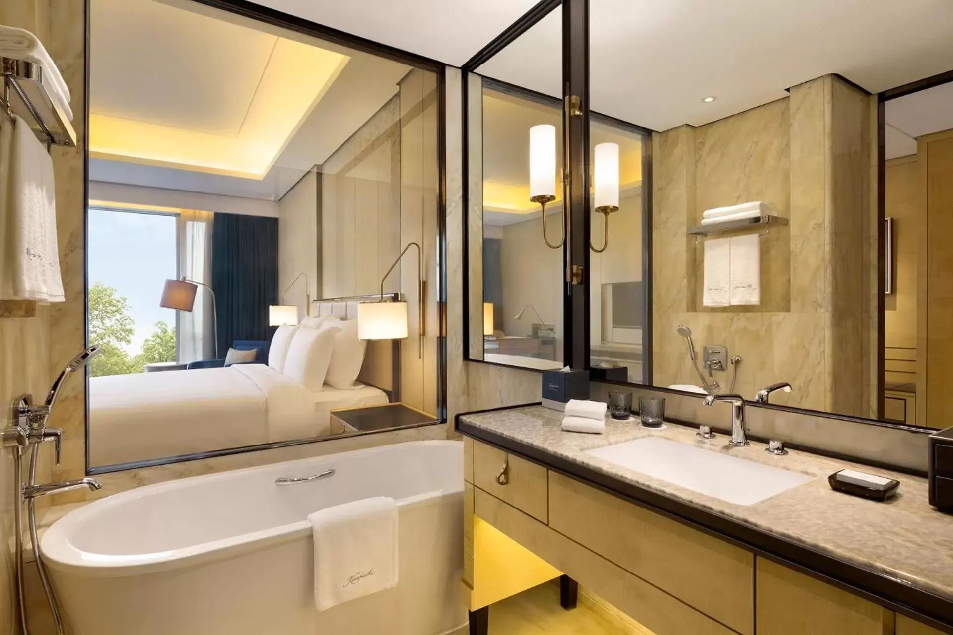 Bath, Bathroom in Kempinski Hotel Fuzhou