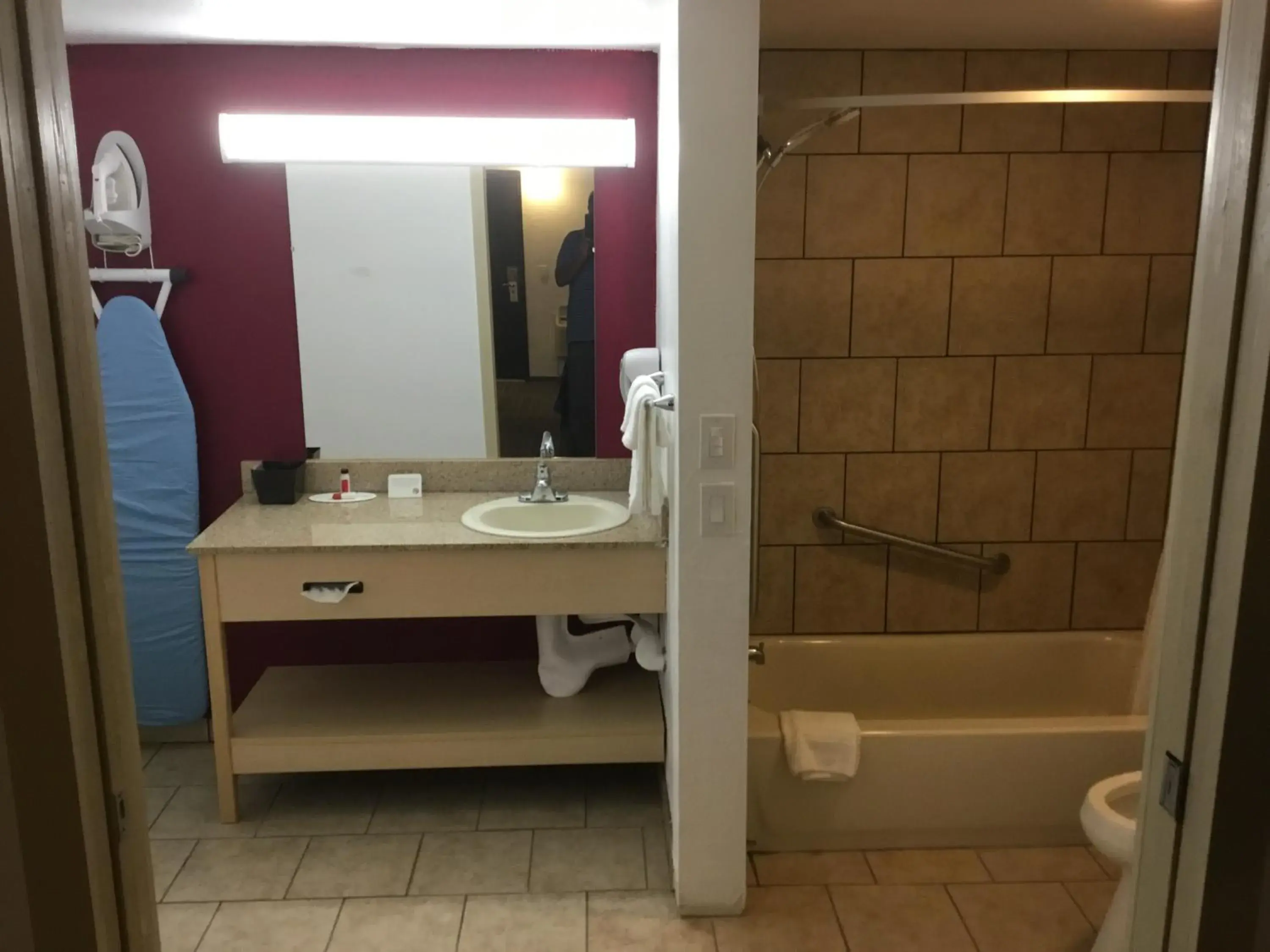 Bathroom in Super 8 by Wyndham City of Moore
