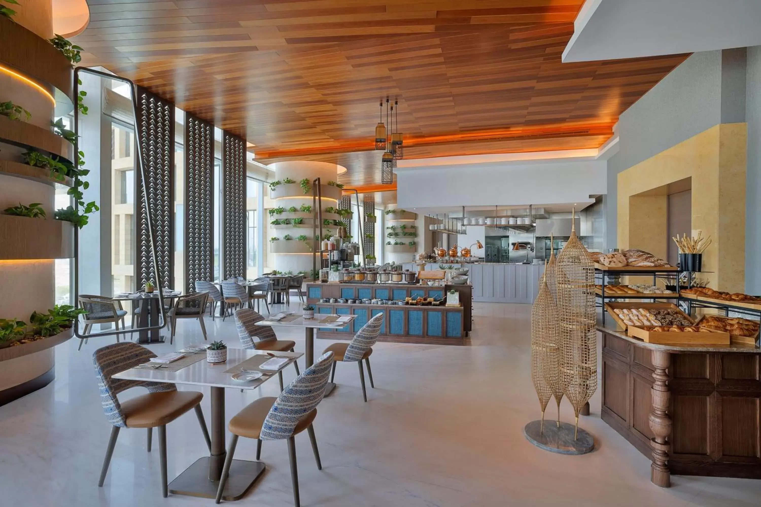 Kitchen or kitchenette, Restaurant/Places to Eat in JW Marriott Hotel Riyadh