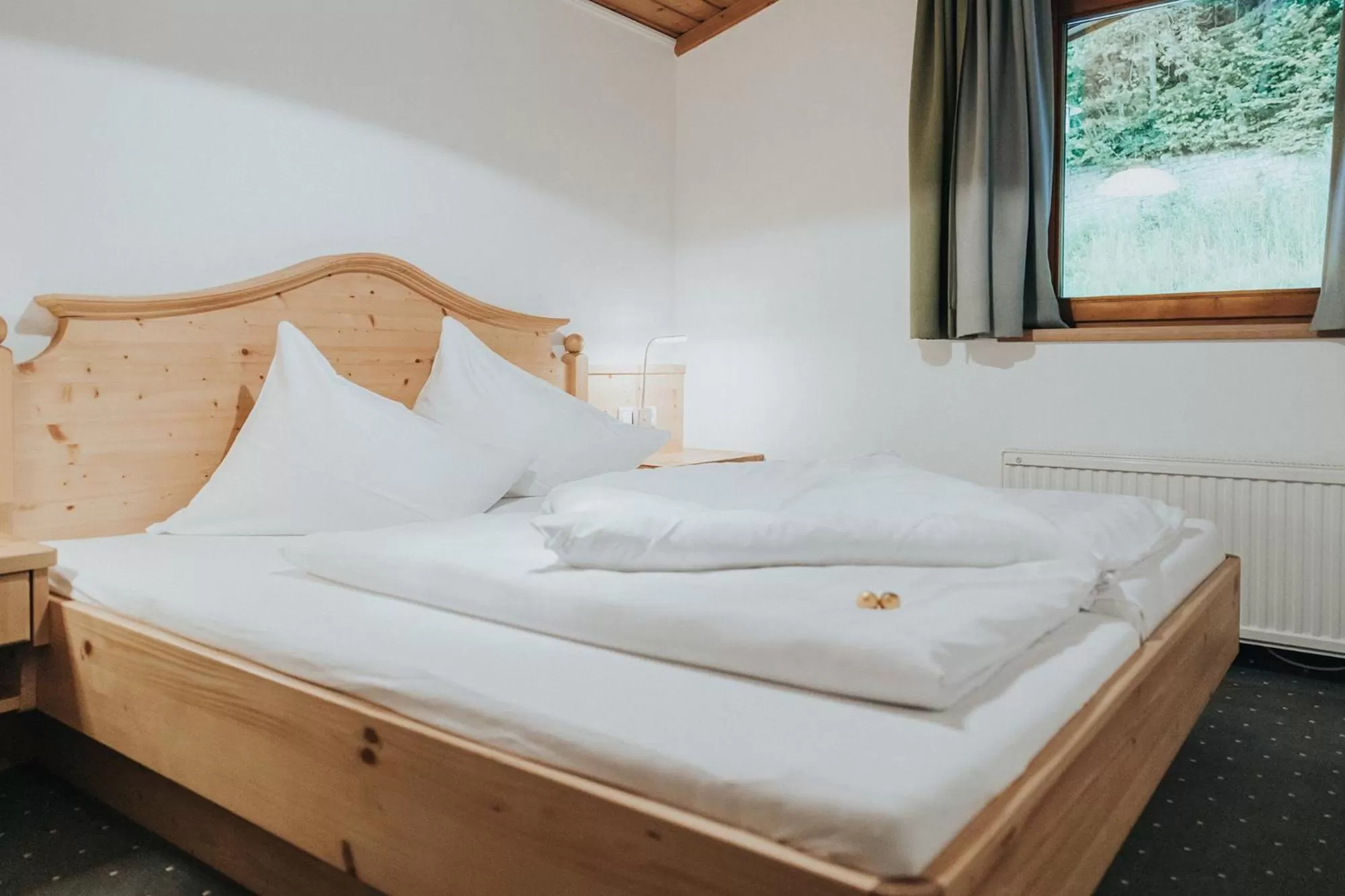 Bed in Hotel Silberfux