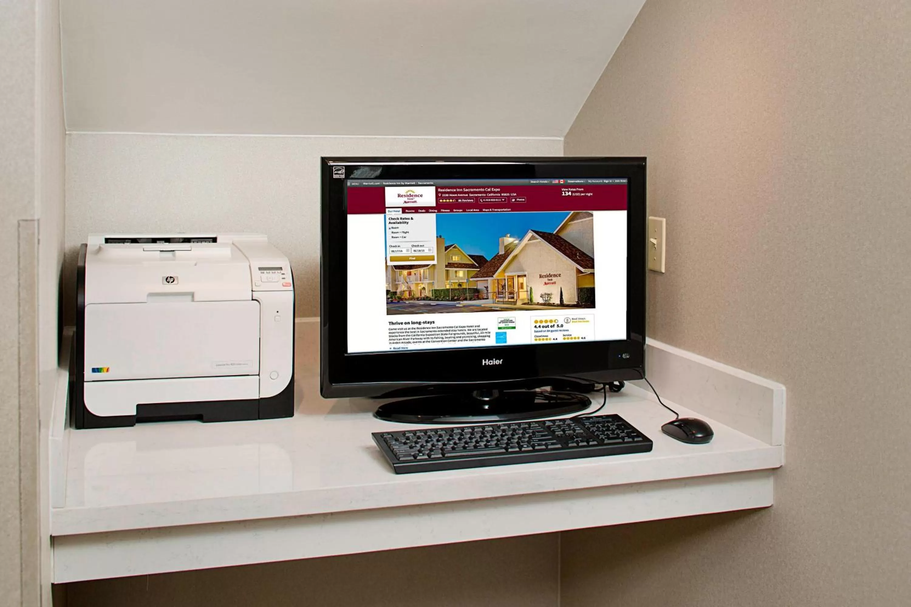 Business facilities, TV/Entertainment Center in Residence Inn Sacramento Cal Expo