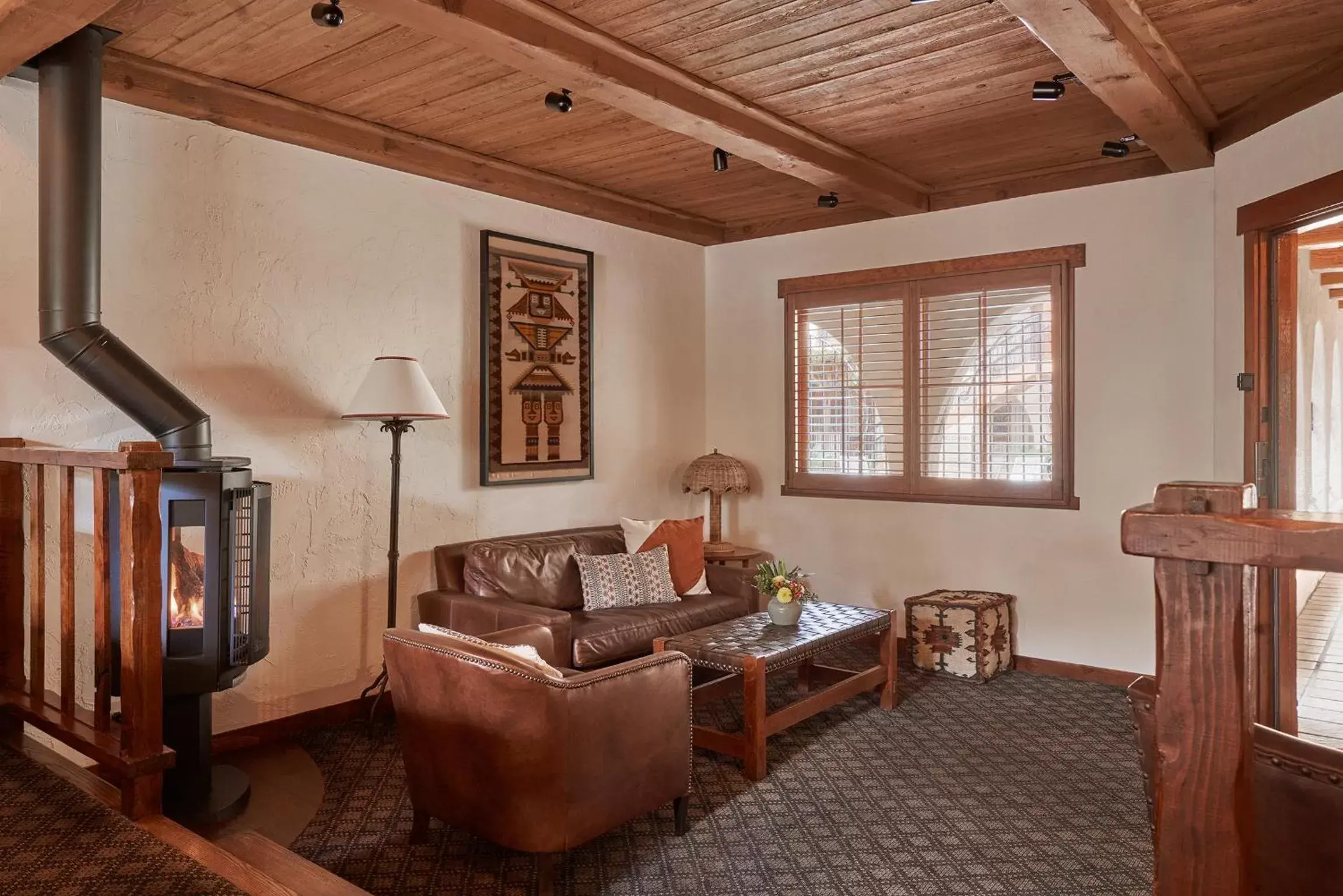 Seating Area in Rancho Caymus Inn