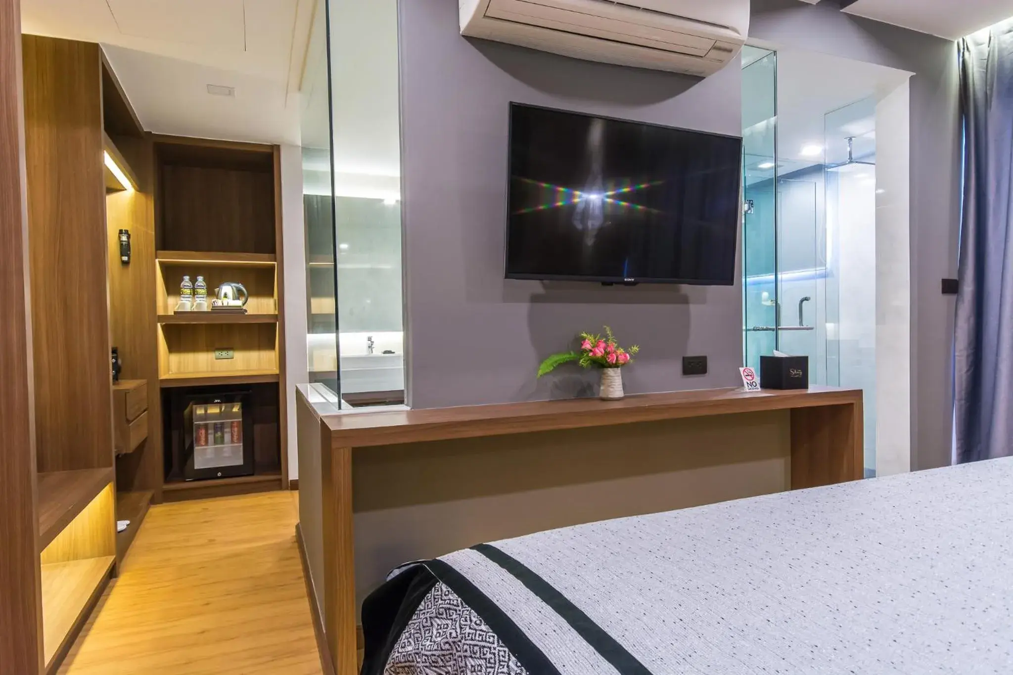 Patio, TV/Entertainment Center in Stay with Nimman Chiang Mai - SHA Extra Plus