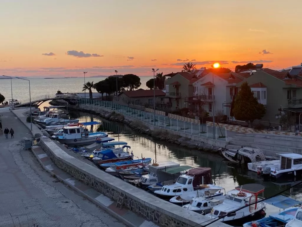 Sunset in Sakran Hotel