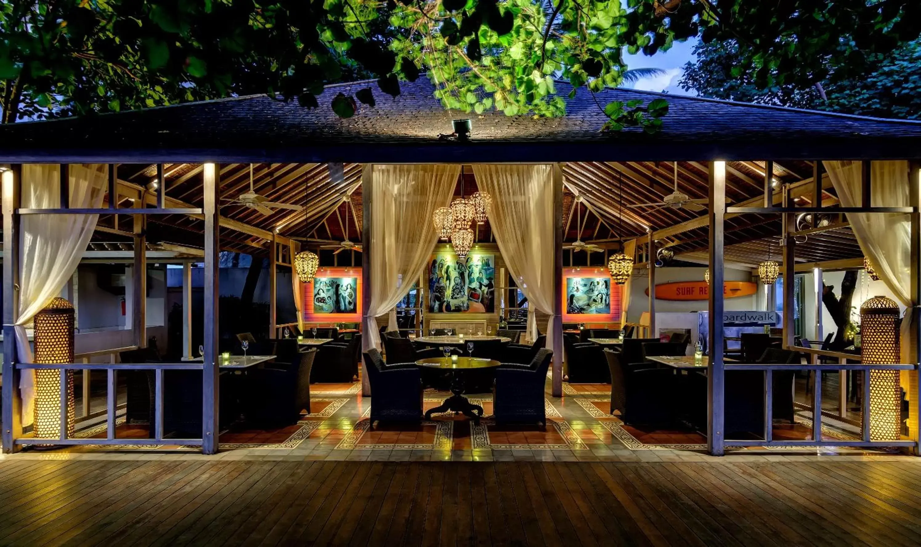Restaurant/places to eat in Bali Garden Beach Resort