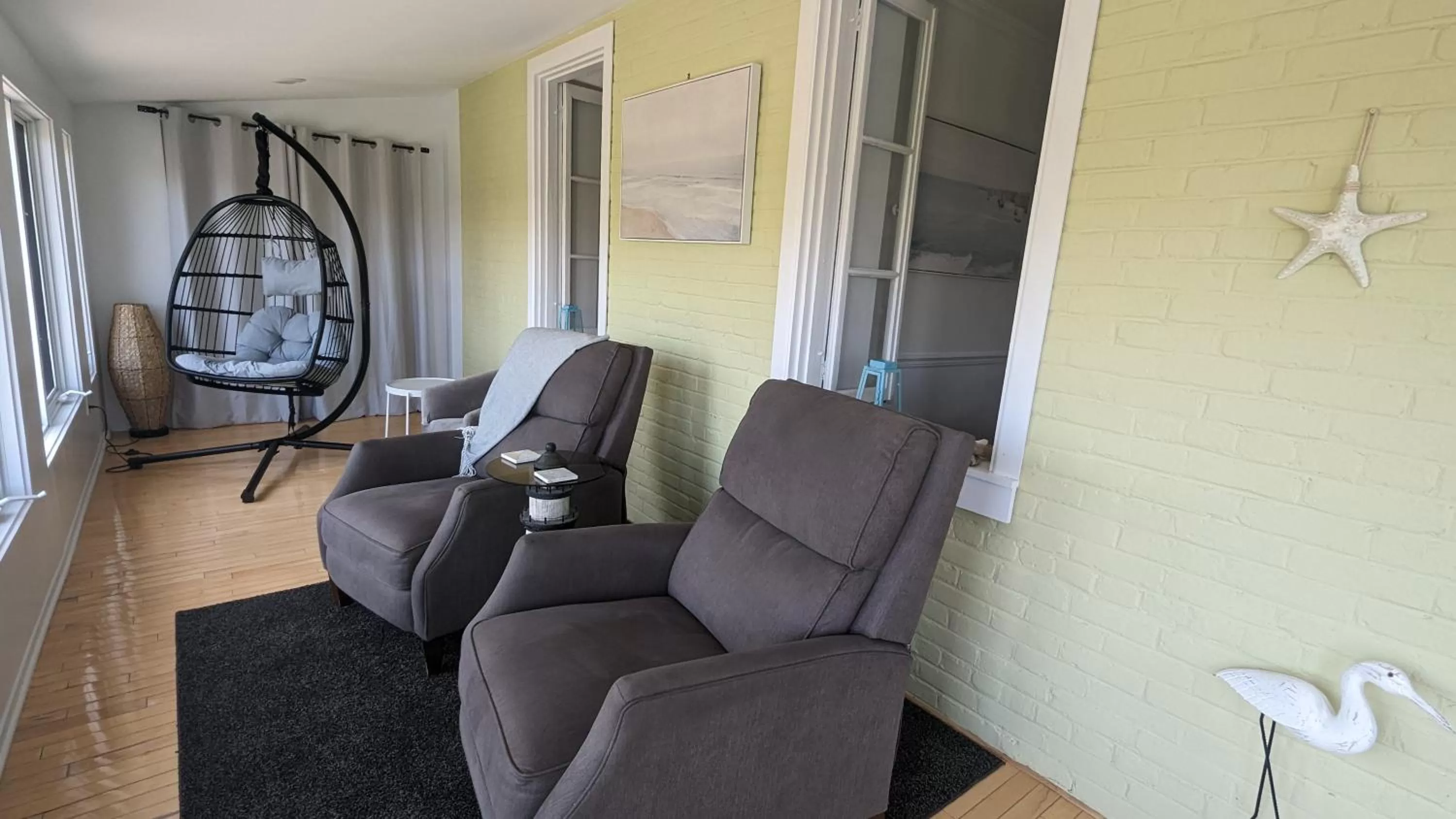 Seating Area in La Gentilhommière Motel et Suites B Vue sur Mer