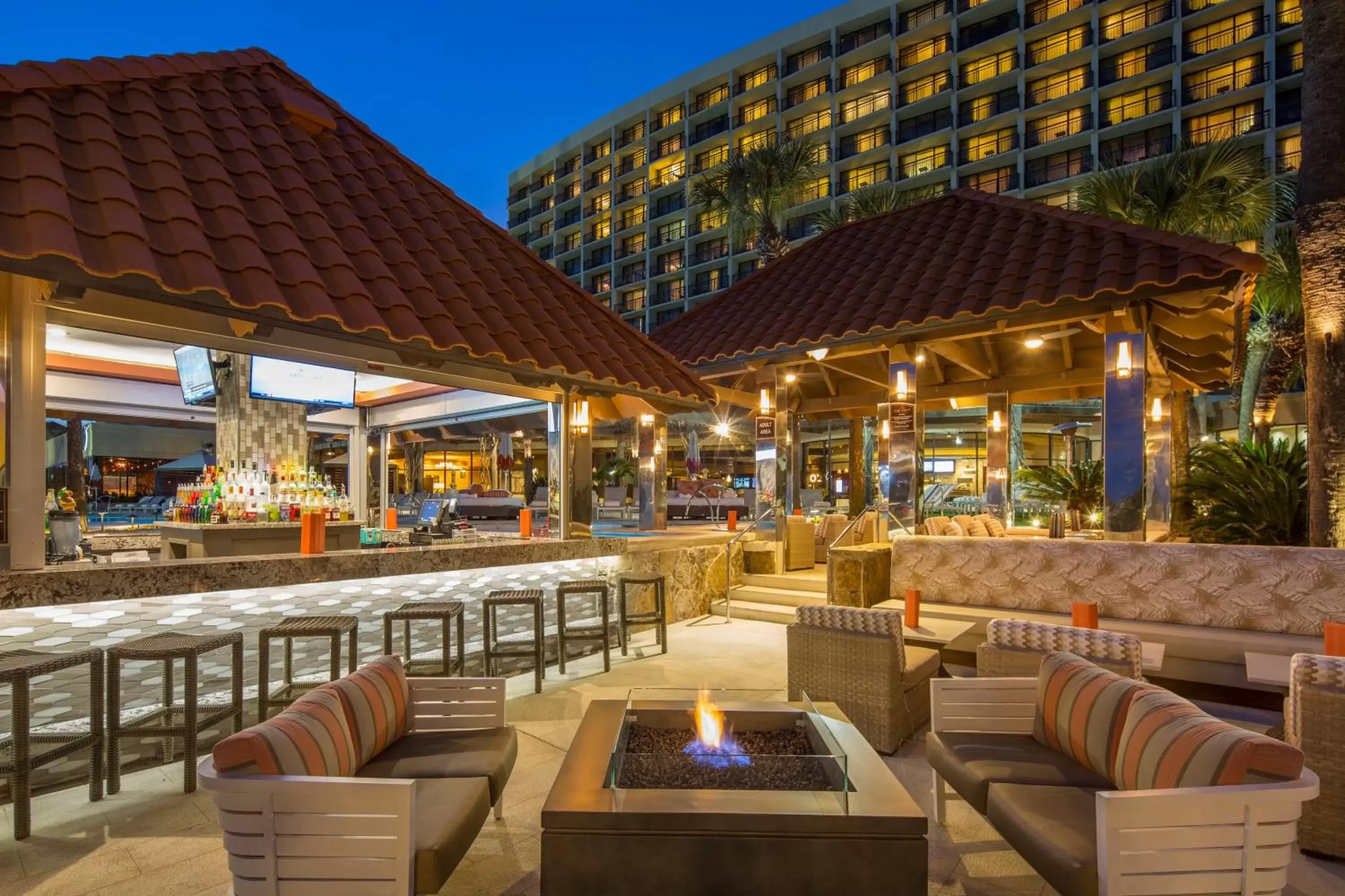 Pool view, Restaurant/Places to Eat in The San Luis Resort Spa & Conference Center