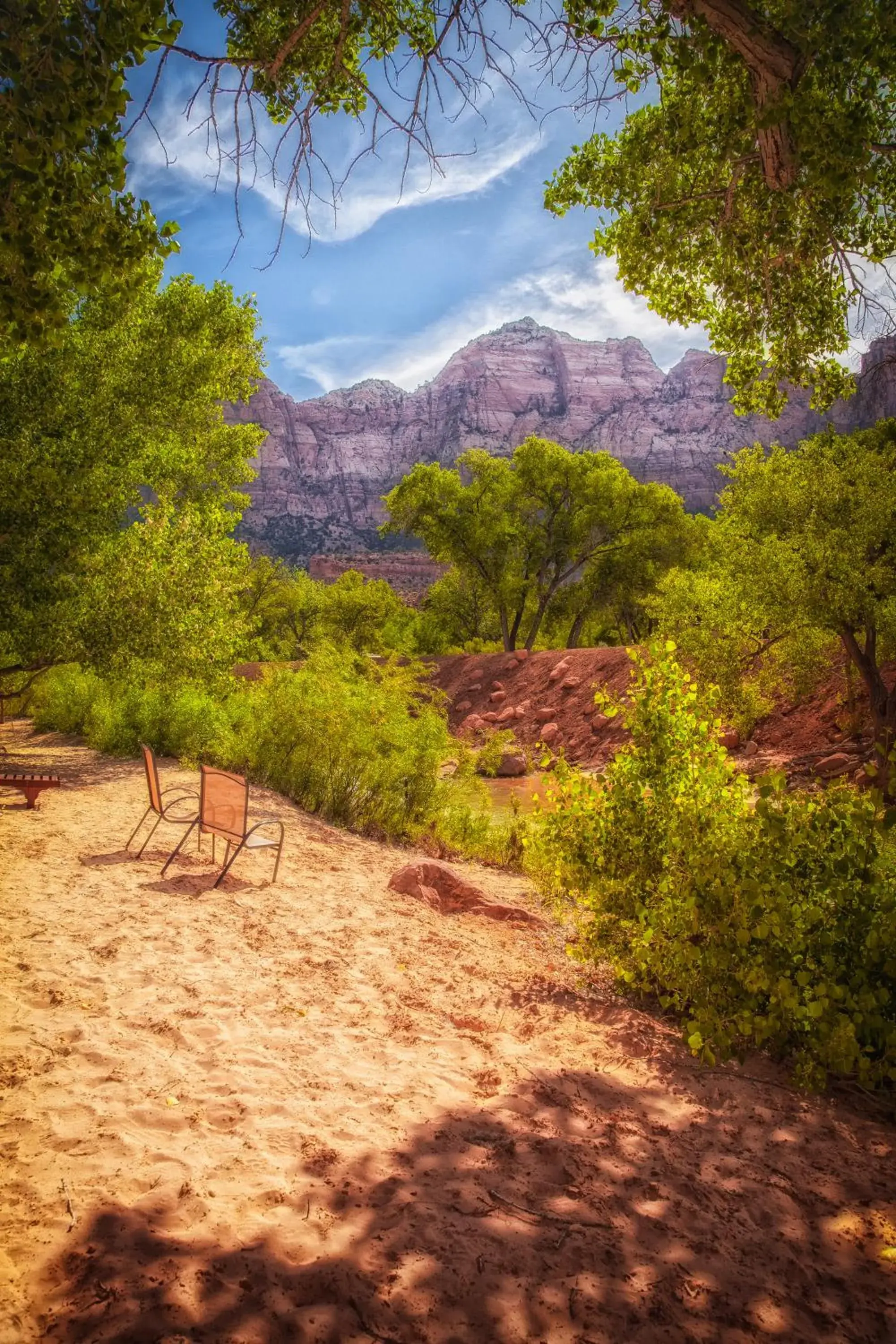 Natural landscape in Cable Mountain Lodge