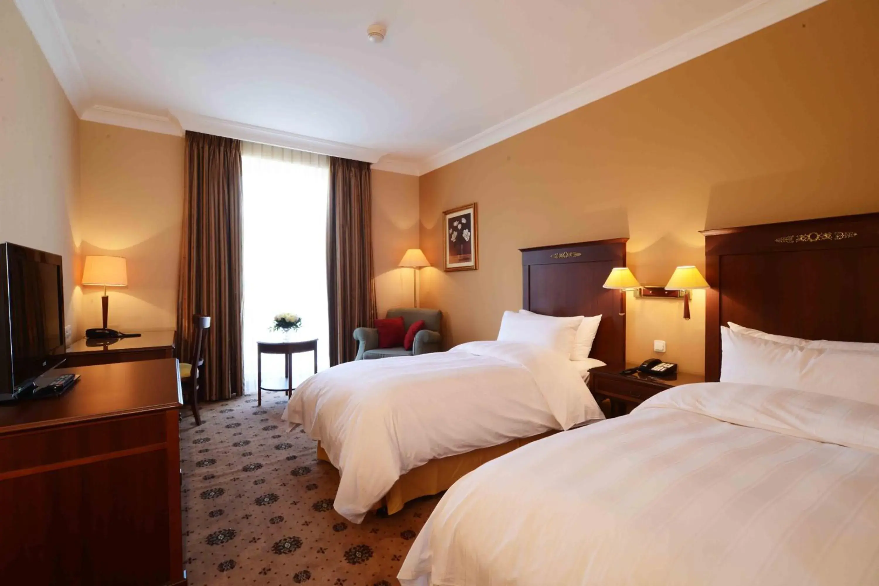 Bedroom, Bed in LOTTE City Hotels Tashkent Palace Bedroom, Bed in LOTTE City Hotels Tashkent Palace