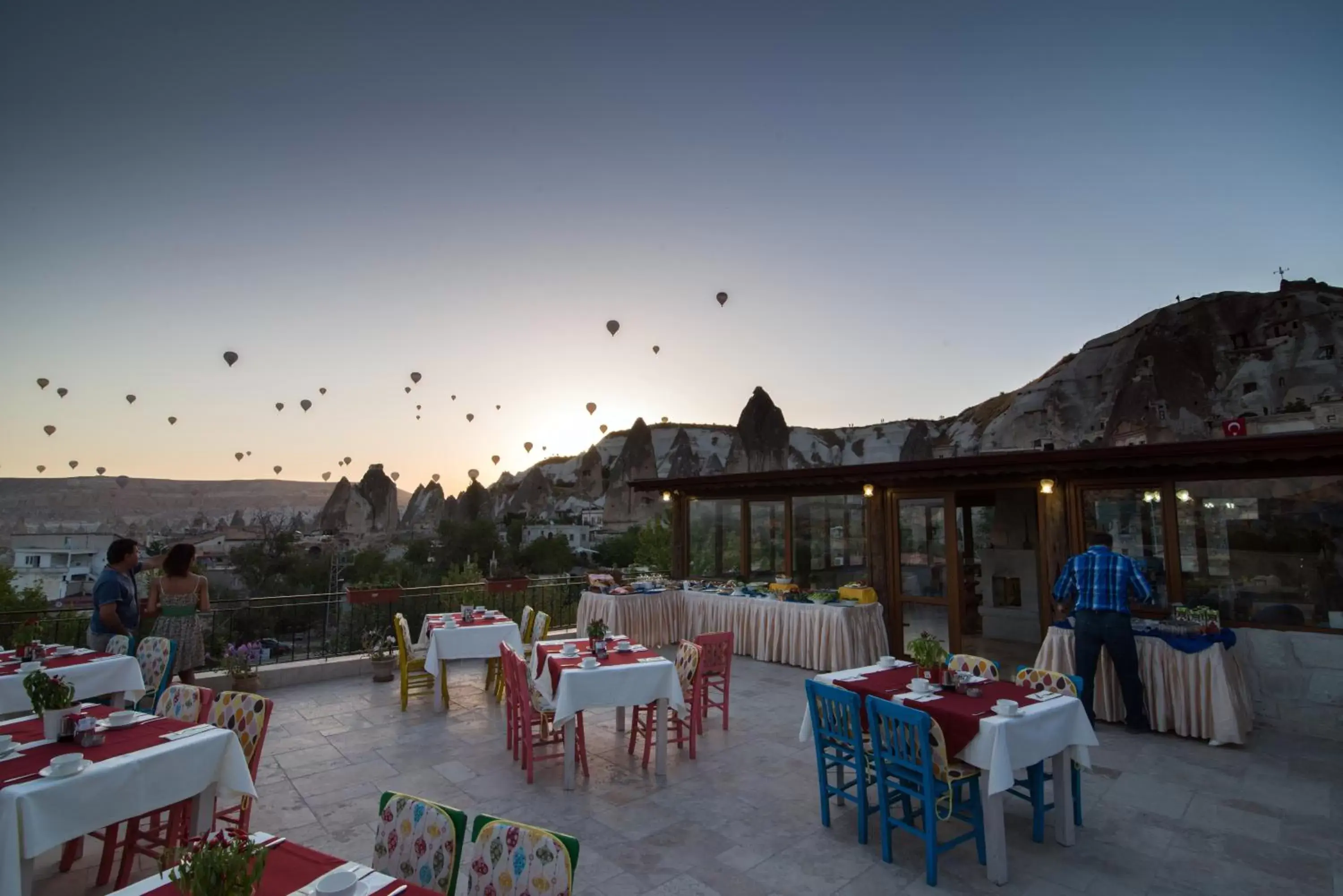 Balcony/Terrace, Restaurant/Places to Eat in Historical Goreme House