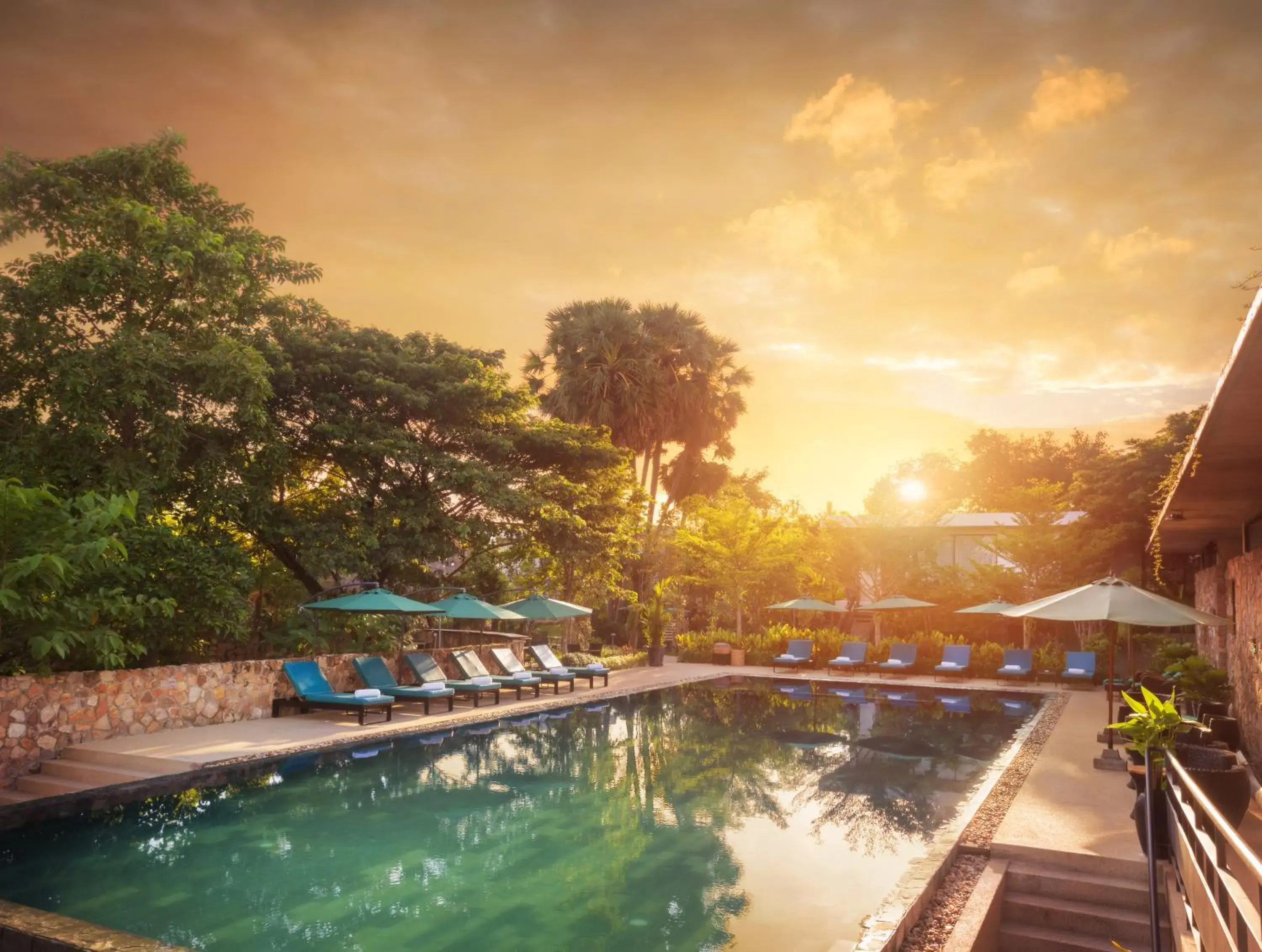 Pool view, Swimming Pool in Hillocks Hotel & Spa