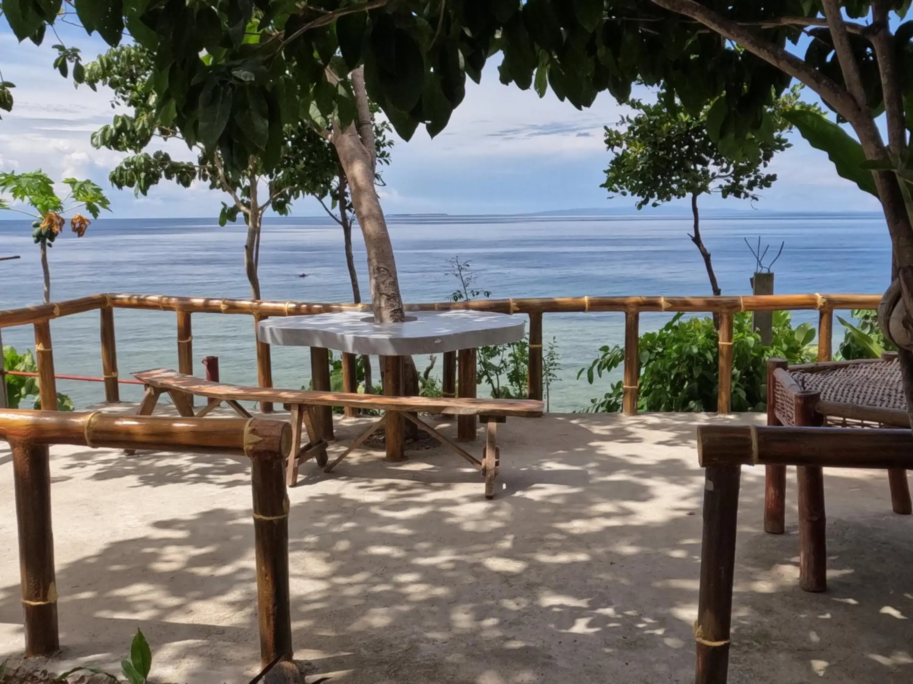 Seating area, Beach in Gratum Beach Resort