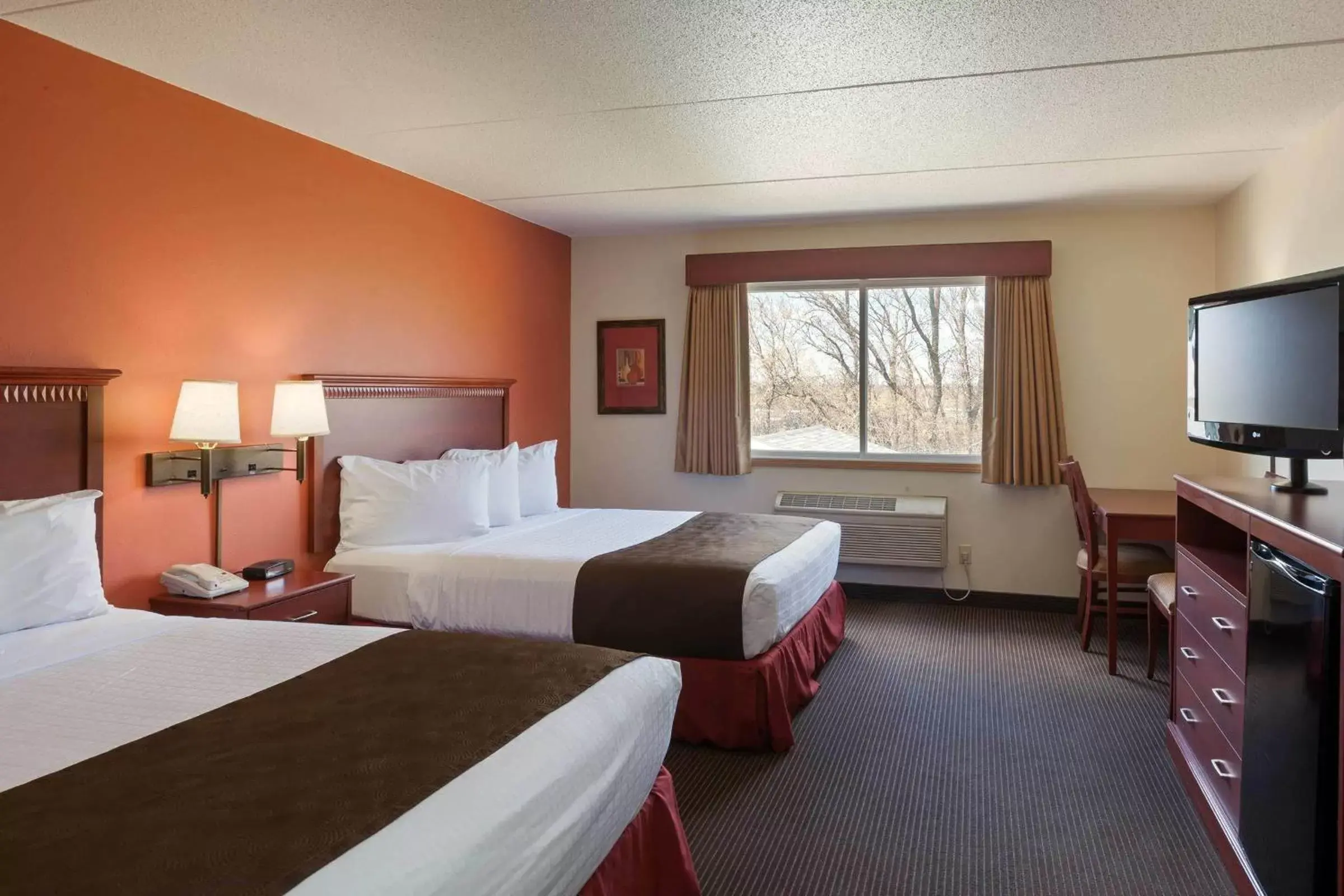Queen Room with Two Queen Beds - Accessible/Non-Smoking  in AmericInn by Wyndham Valley City Conference Center