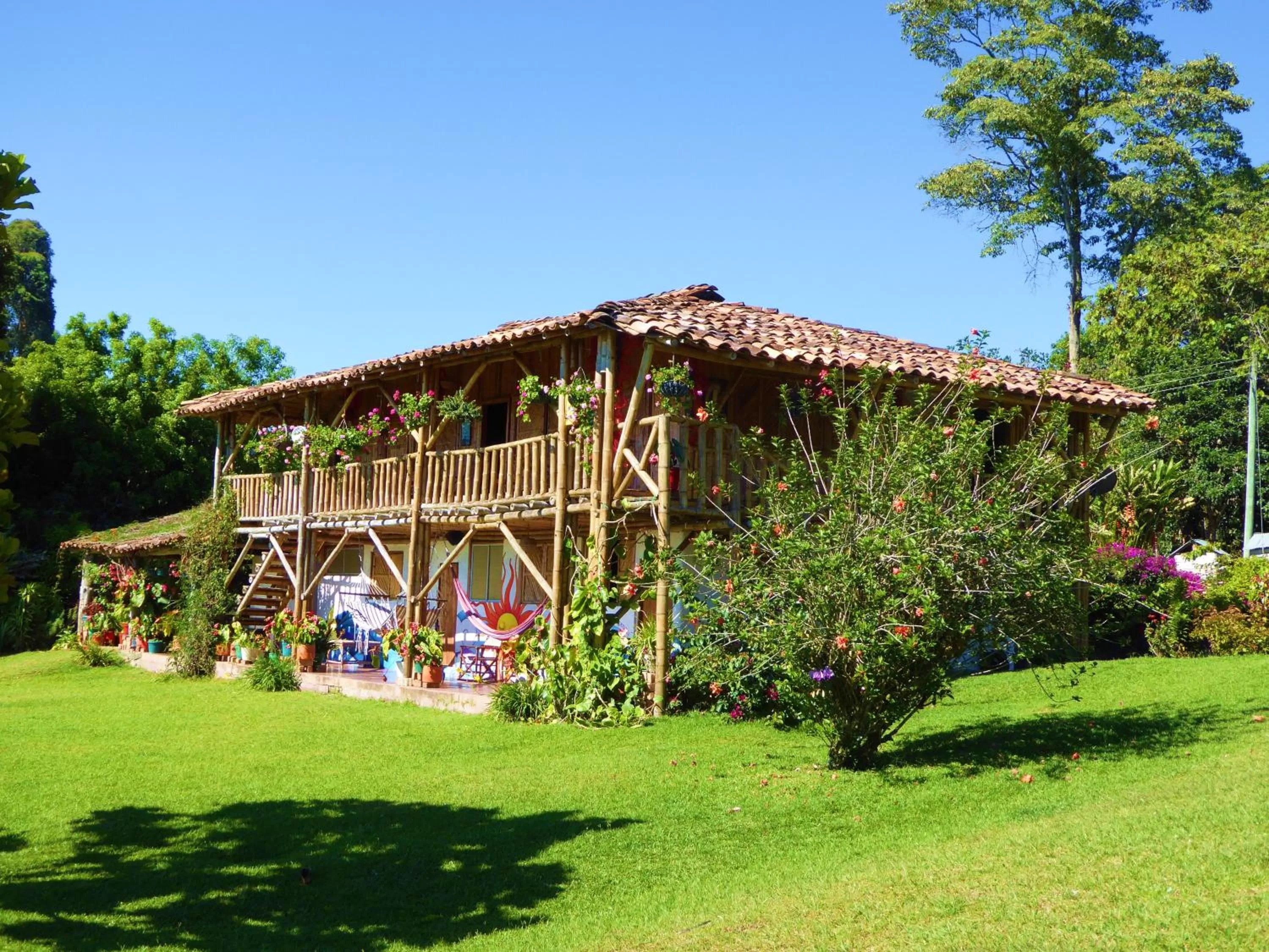 Facade/entrance in Finca El Cielo