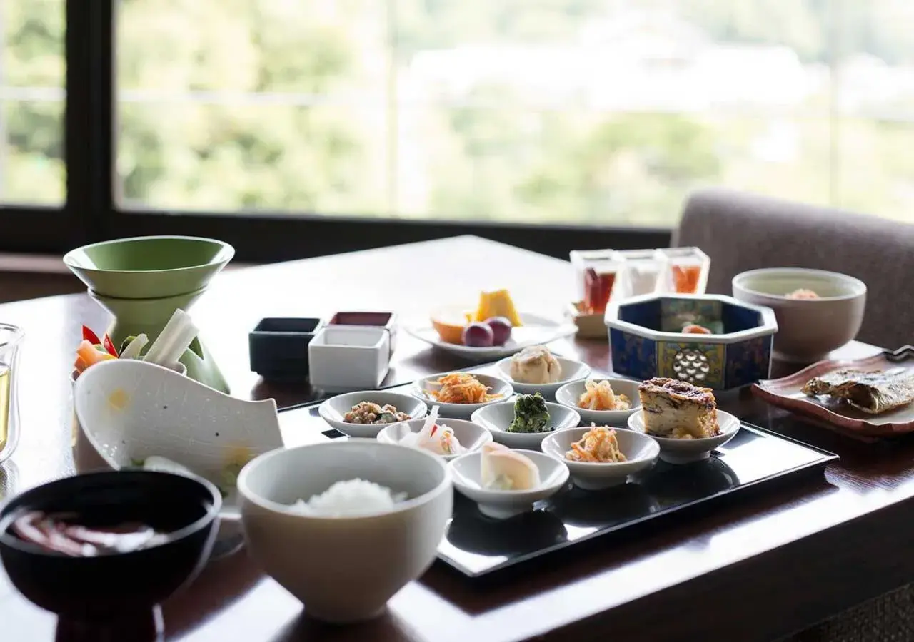 Food close-up in Ryokan Aura Tachibana