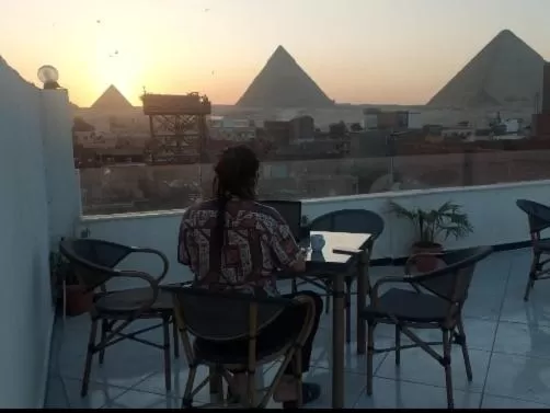 Patio in Eagles Pyramids View
