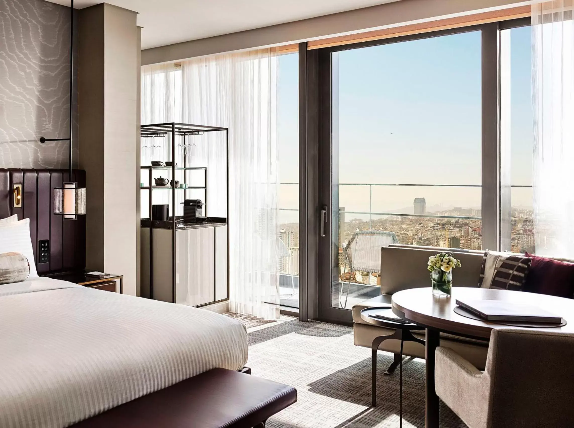 Fairmont Room with Sea View and Balcony, Twin Beds in Fairmont Quasar Istanbul Hotel