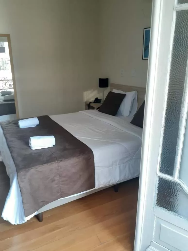 Bed in Hotel Praça da Matriz