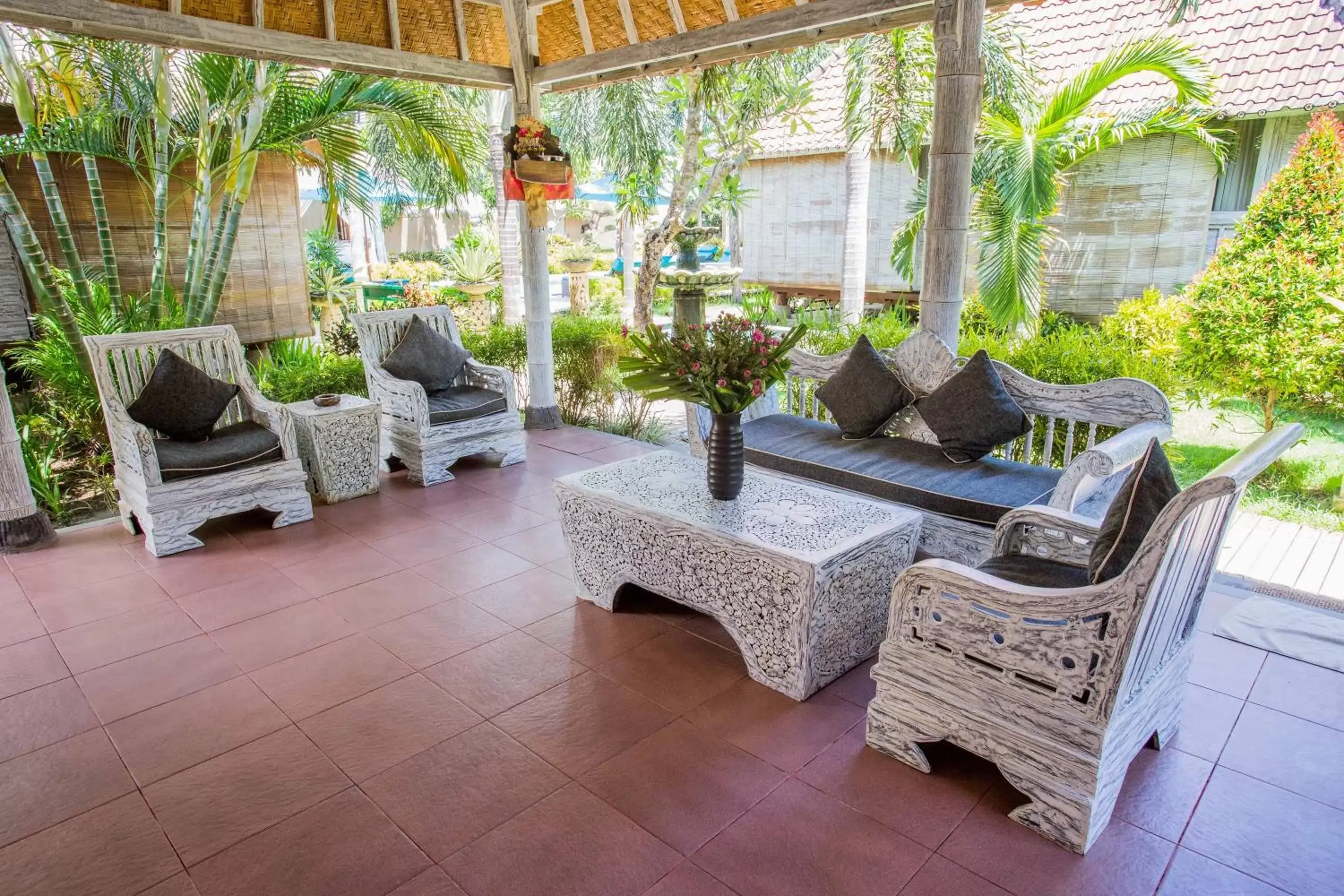 Seating Area in Bay Shore Huts