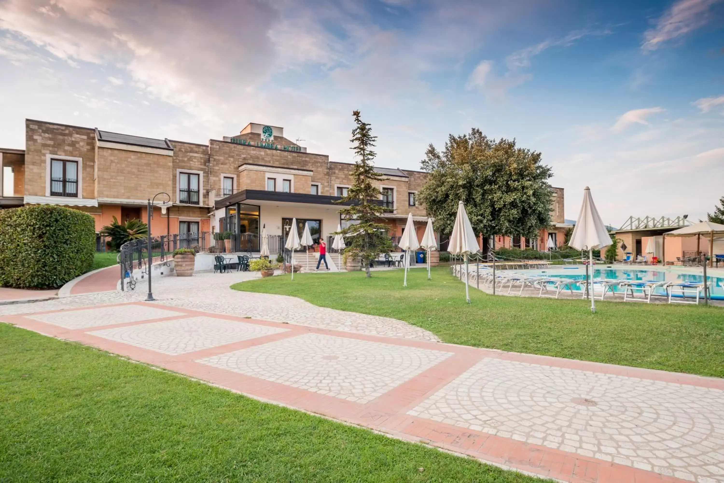 Facade/entrance, Swimming Pool in Terra Umbra Hotel