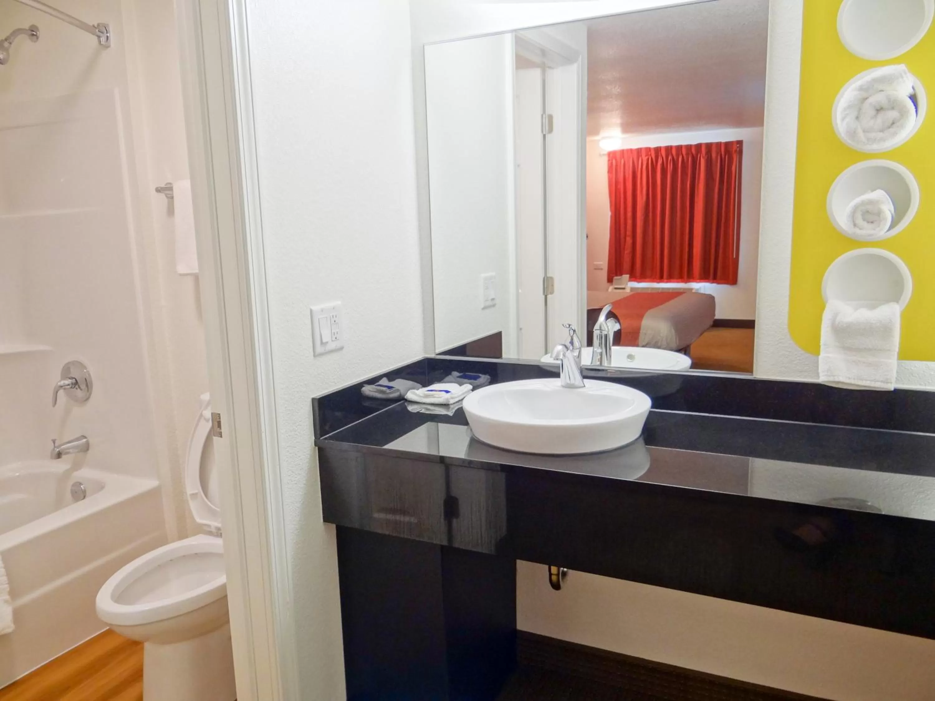 Bathroom in Motel 6-Erie, PA