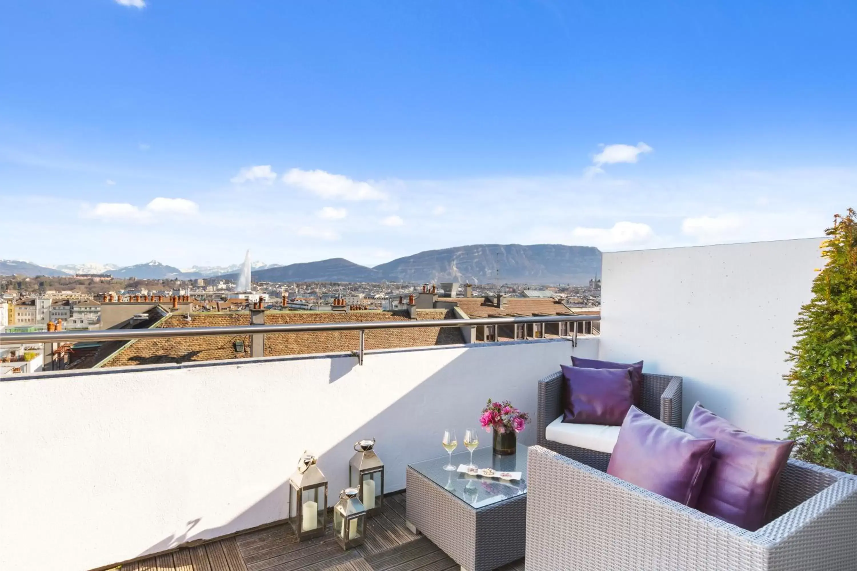 Balcony/Terrace in Auteuil Manotel