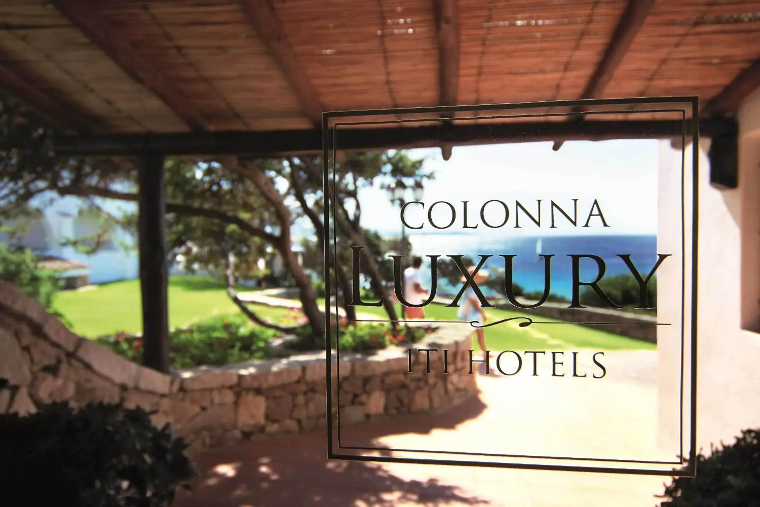 Decorative detail, Property Logo/Sign in Colonna Grand Hotel Capo Testa