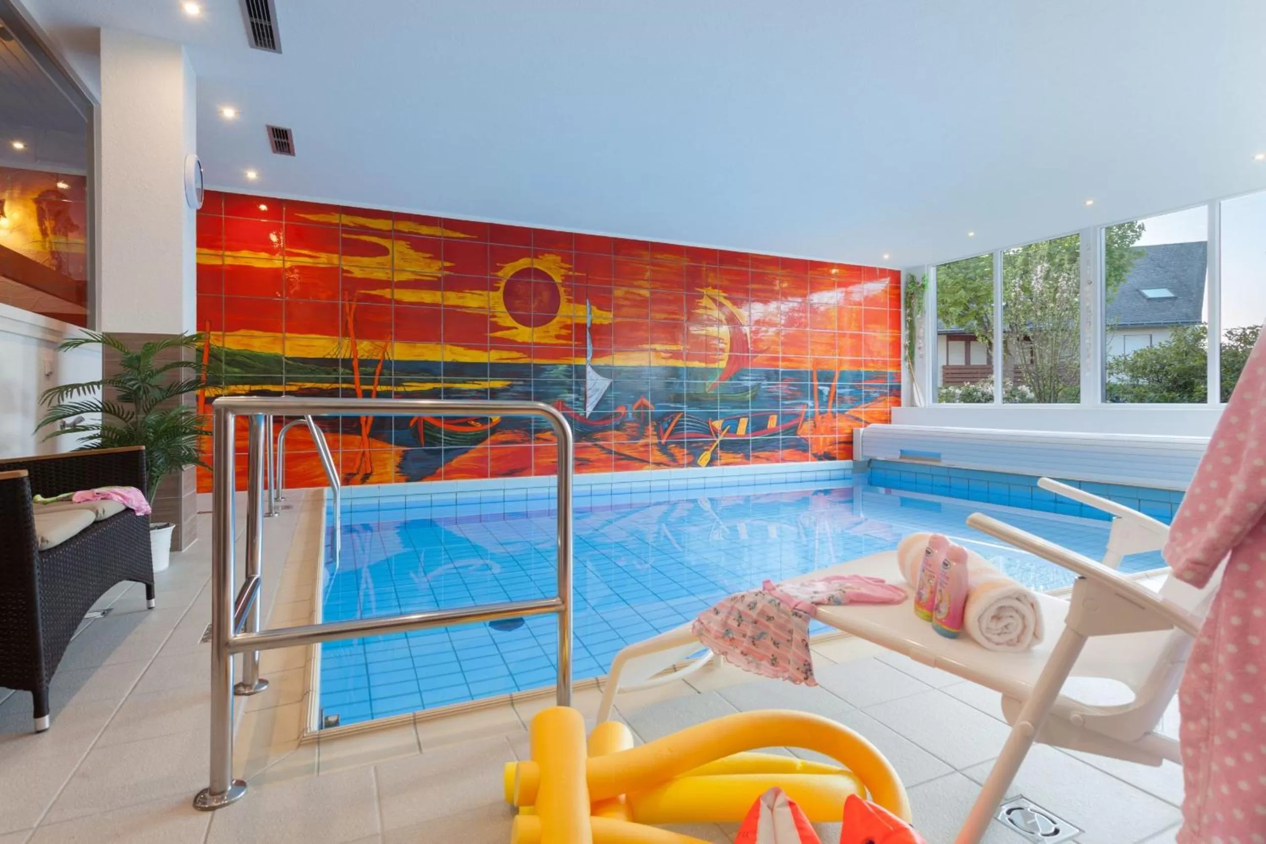 Swimming pool in Hotel Haus Andrea