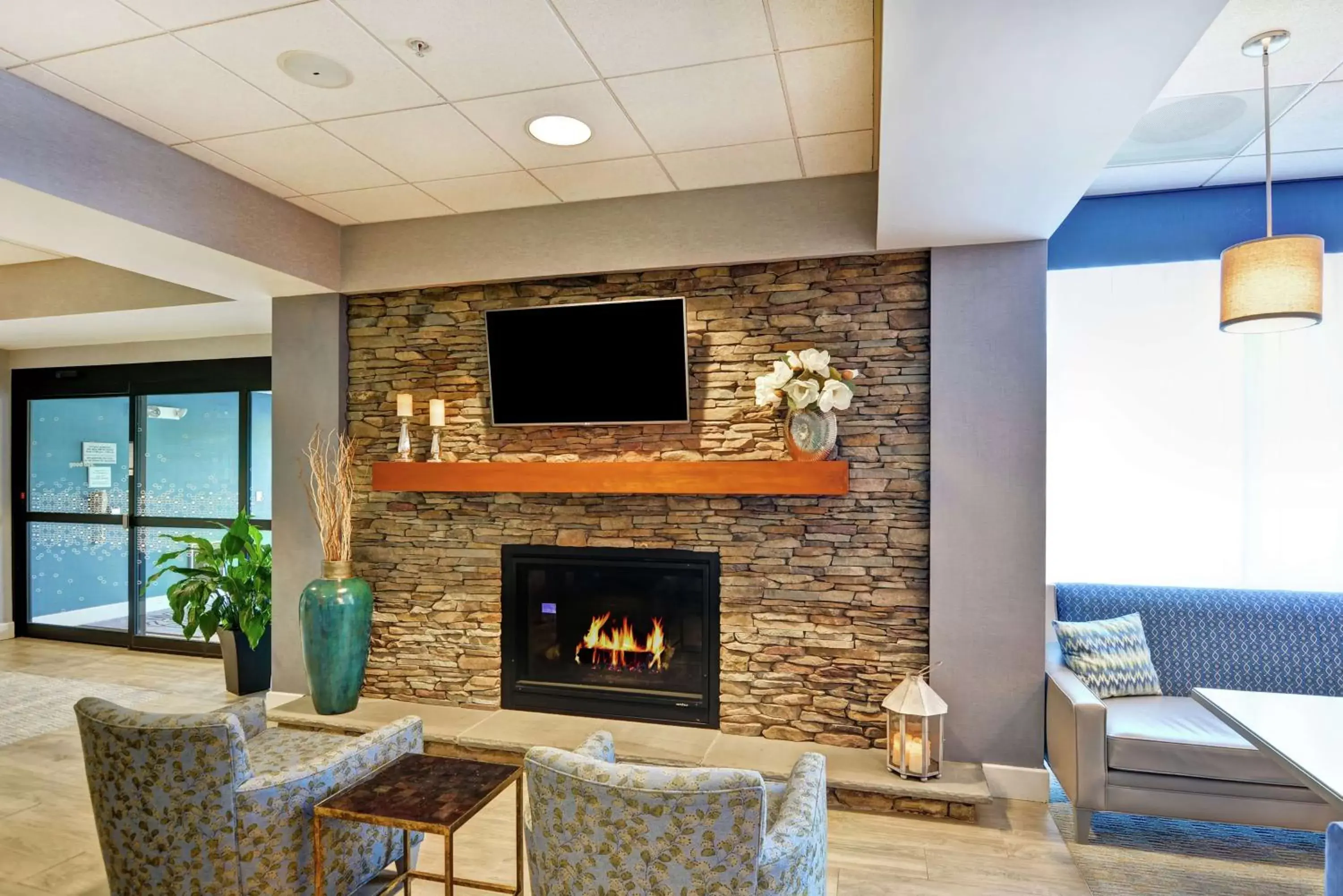 Lobby or reception, TV/Entertainment Center in Hampton Inn Sayre