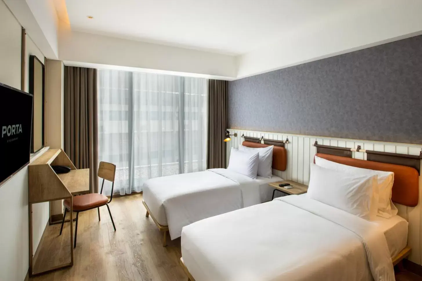 Deluxe Twin Room in PORTA by Ambarrukmo Deluxe Twin Room in PORTA by Ambarrukmo