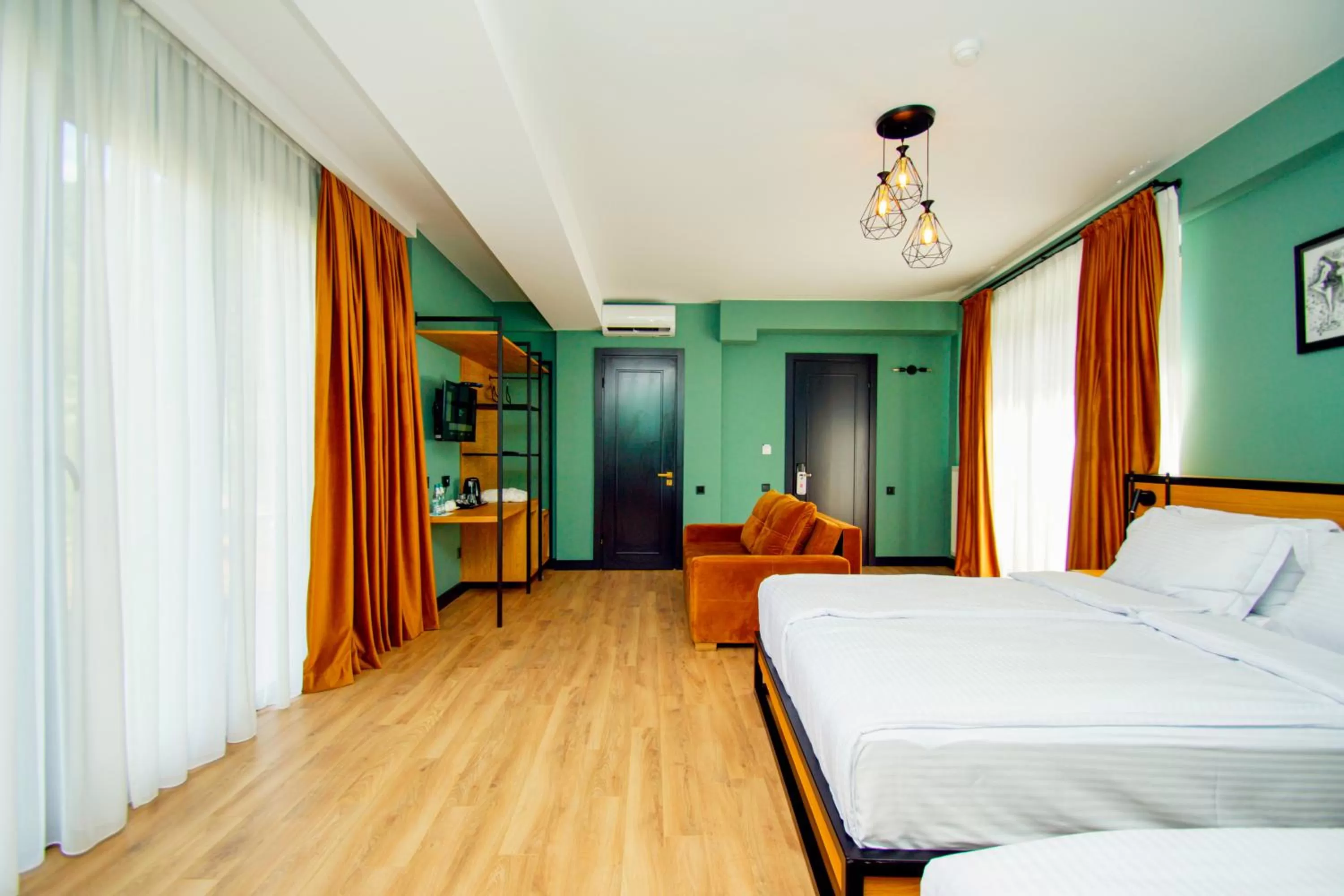 Photo of the whole room, Bed in Borjomi Bridge Hotel