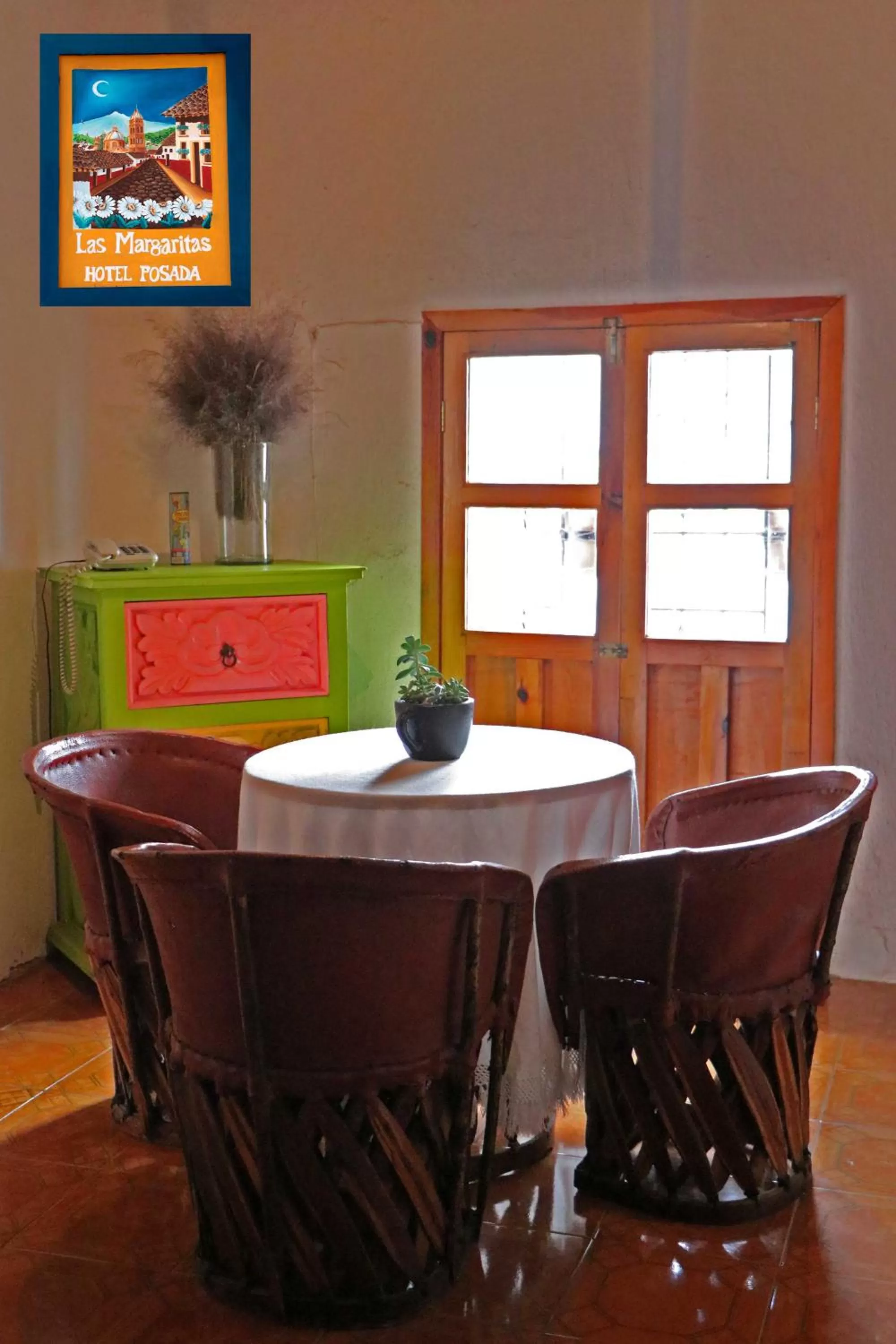 Decorative detail, Dining Area in Las Margaritas Hotel Posada