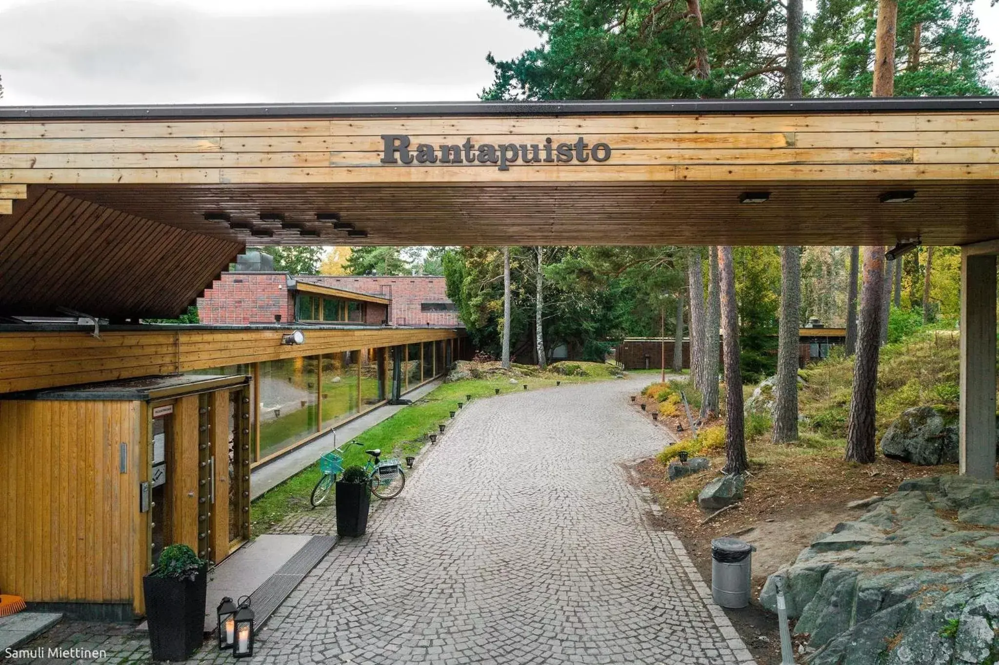 Property building in Hotel Rantapuisto Property building in Hotel Rantapuisto