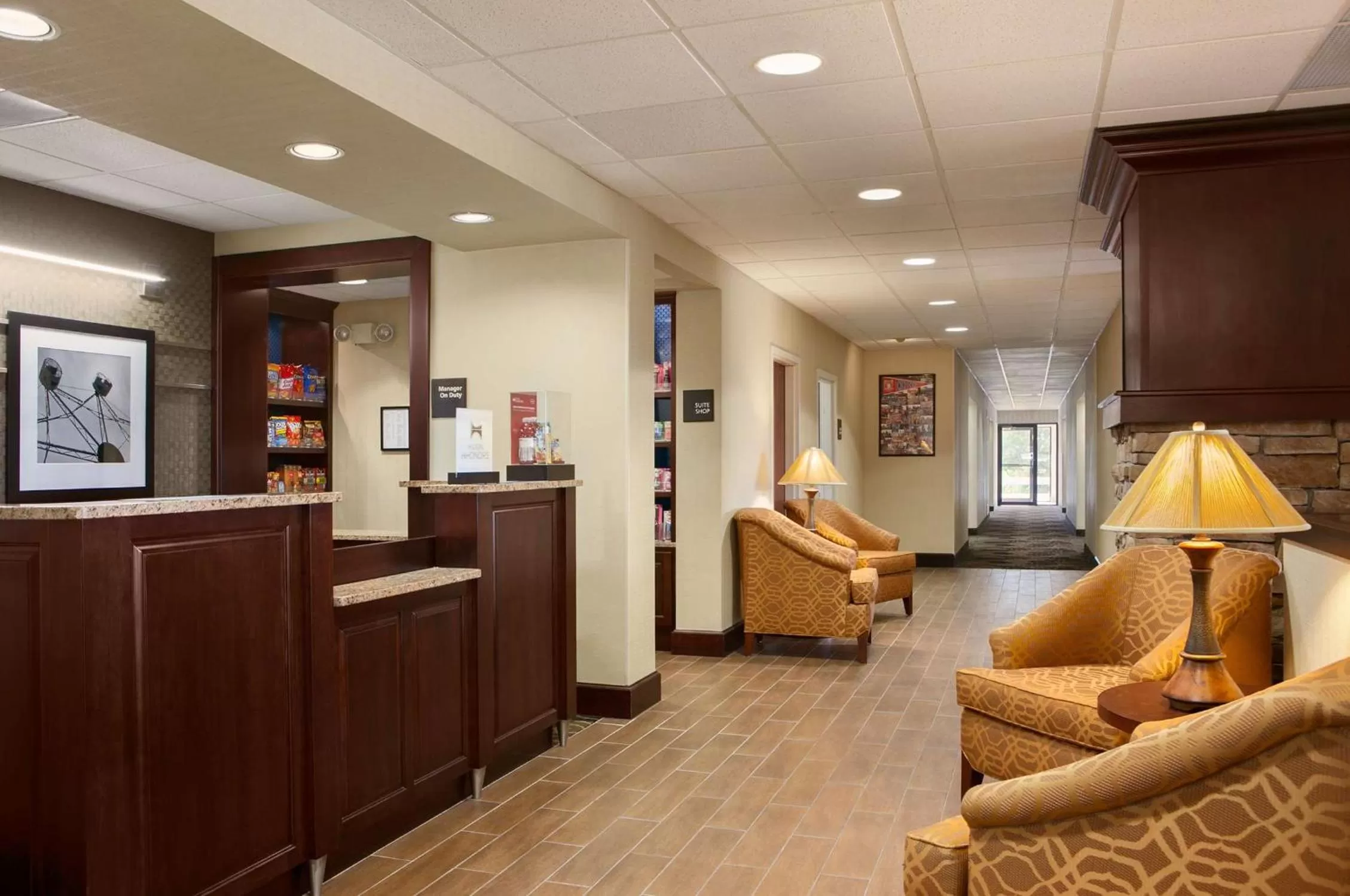 Lobby or reception in Hampton Inn Cleveland-Solon