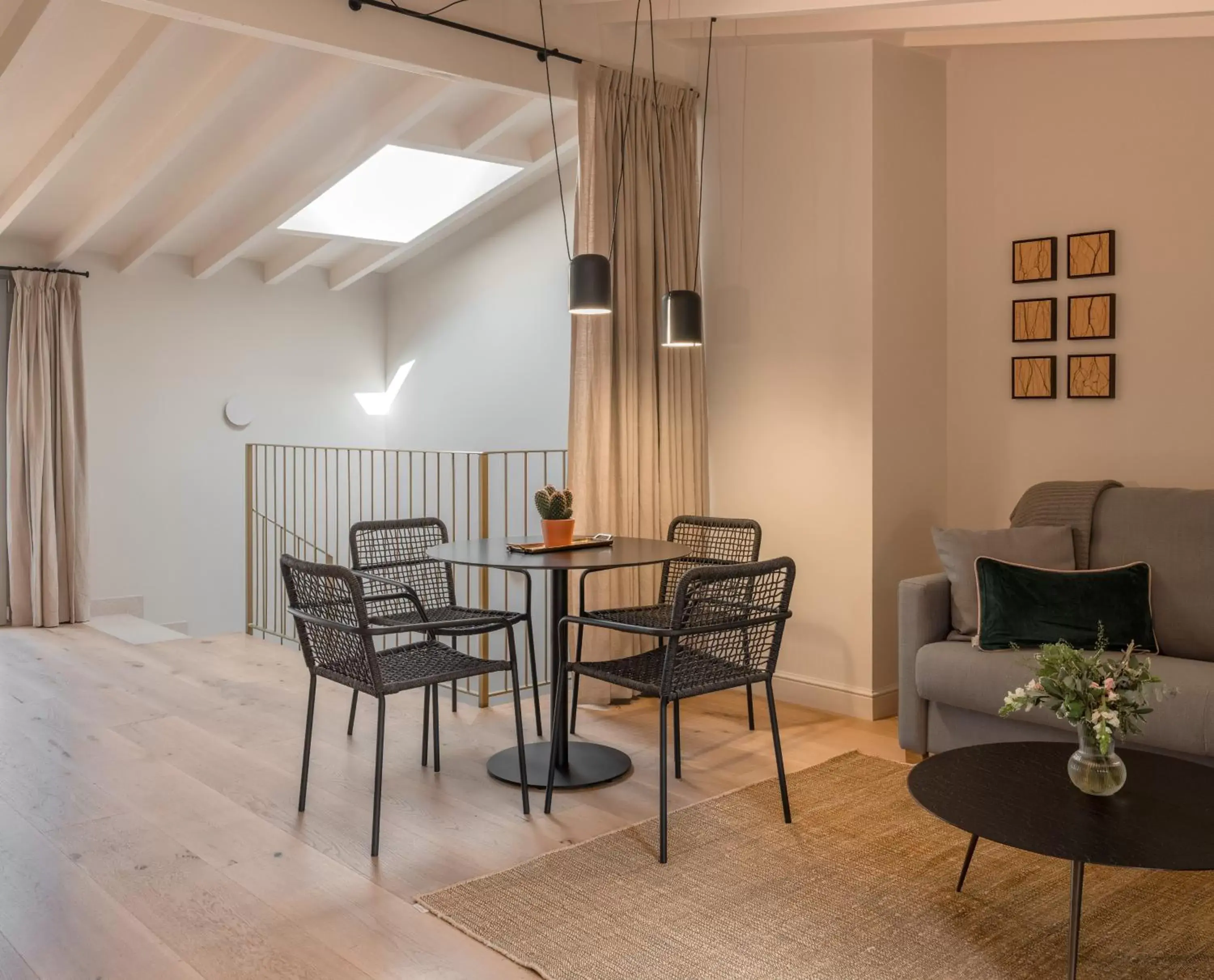 Living room, Dining Area in Can Verí Suites