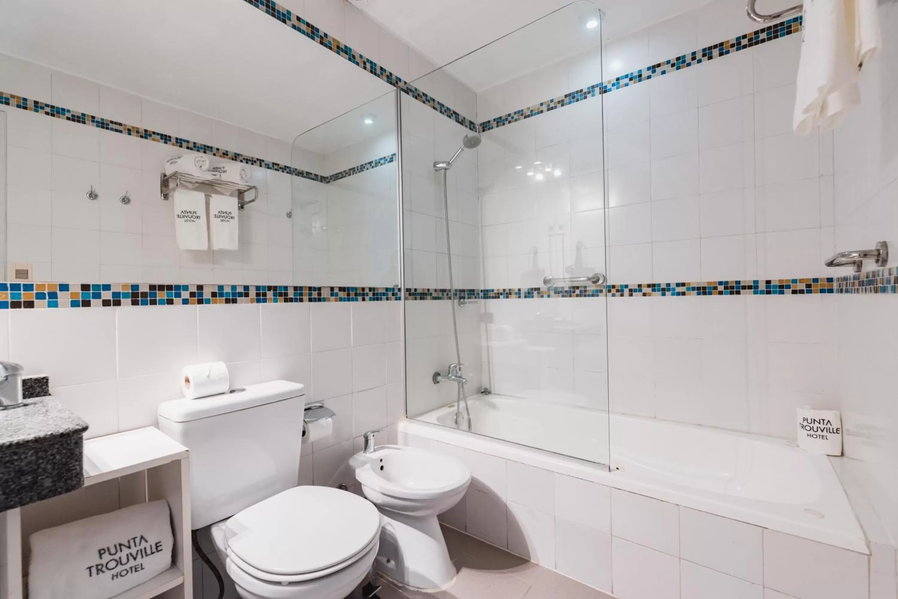 Bathroom in Punta Trouville Hotel