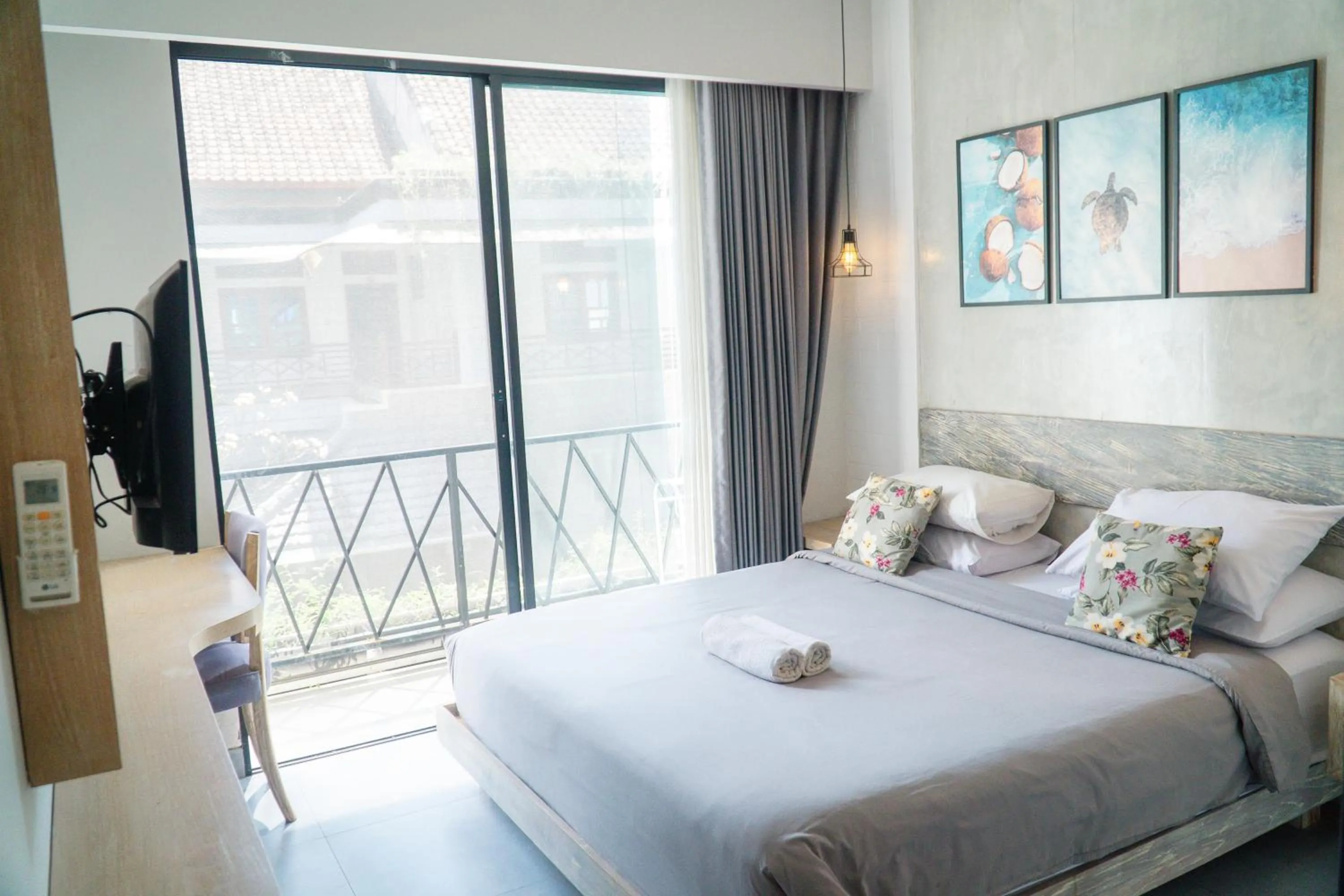 Bed in Gemini Star Hotel Kuta