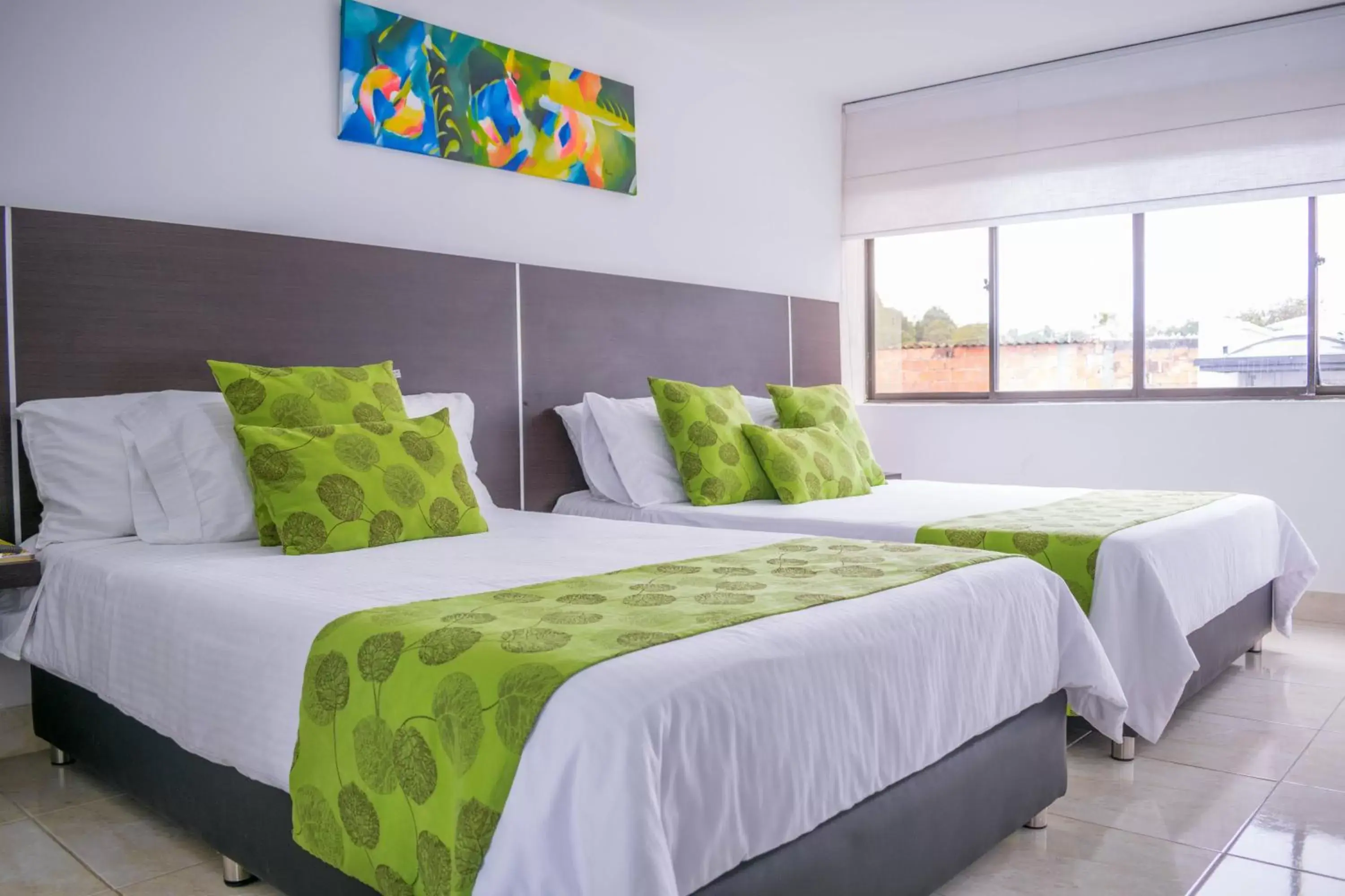 Bed in Hotel Montes De La Castellana Bed in Hotel Montes De La Castellana