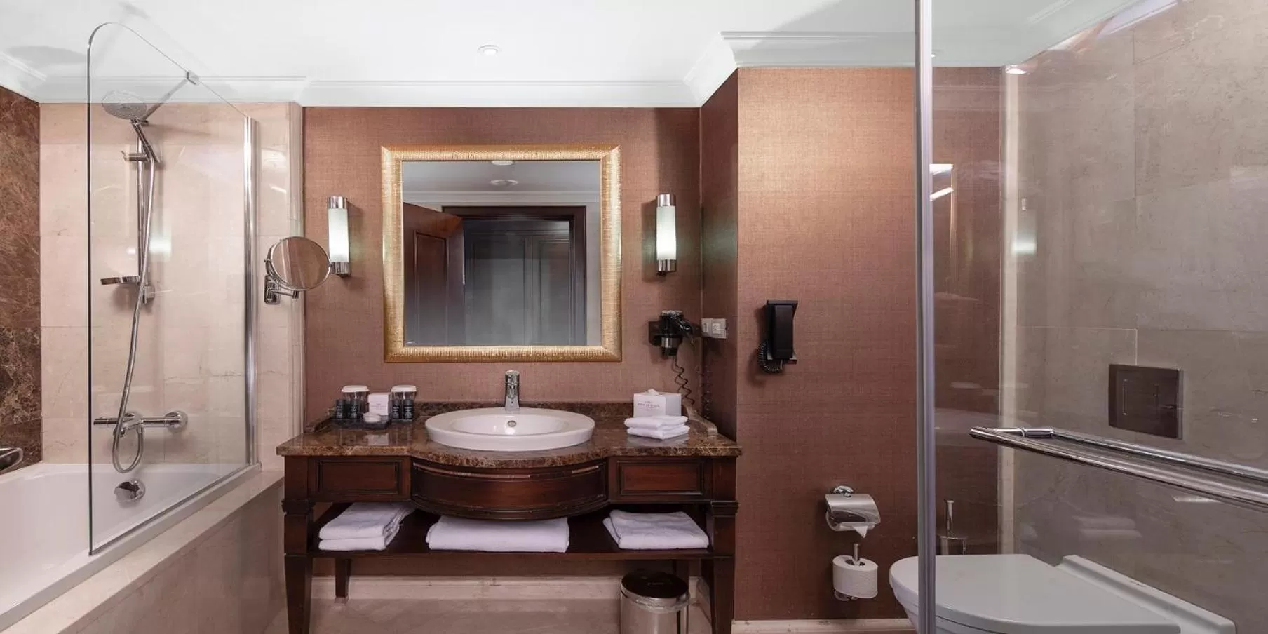 Bathroom in Crowne Plaza Istanbul Asia by IHG