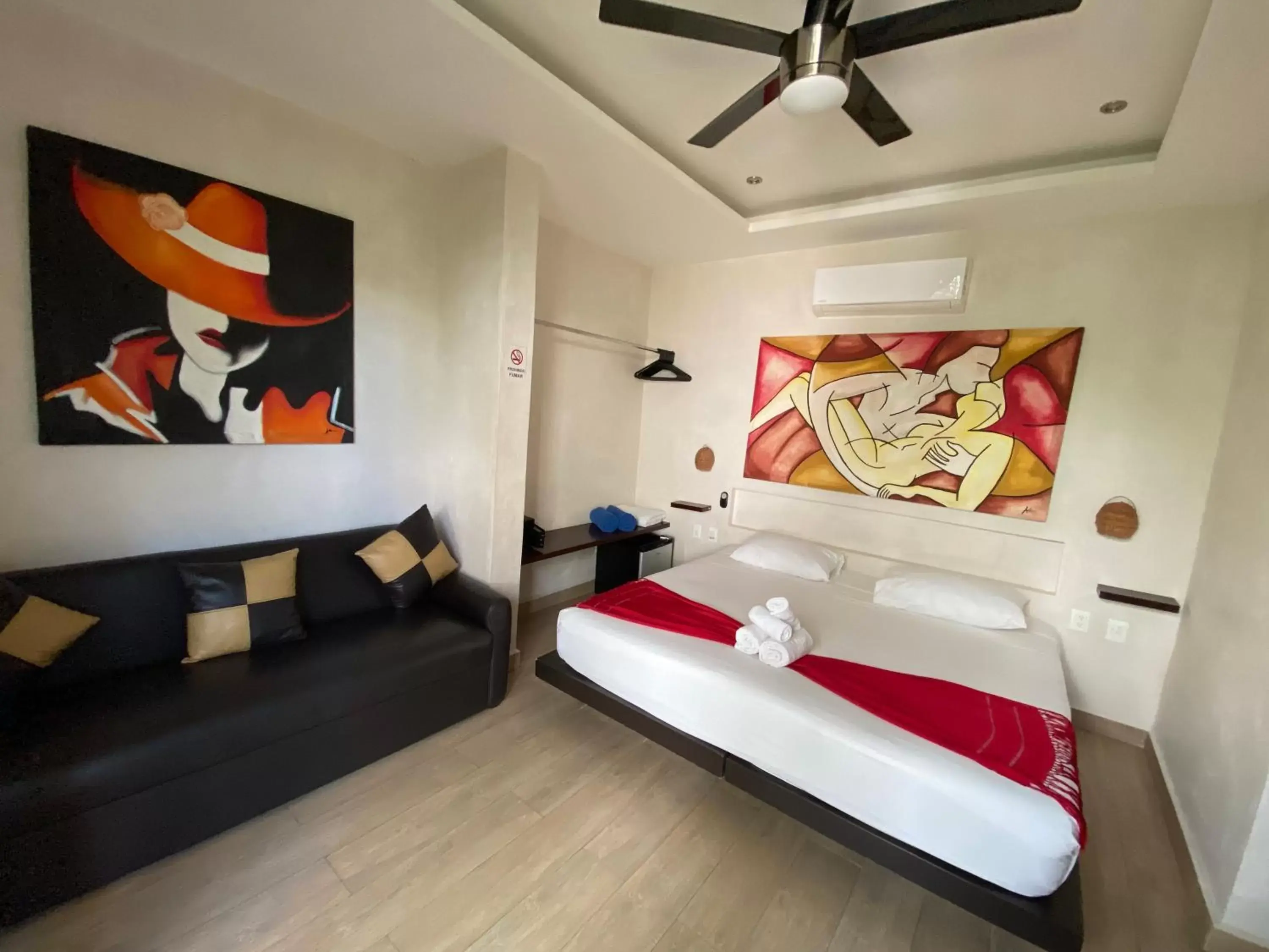 Photo of the whole room, Bed in Pacha Tulum Boutique Hotel