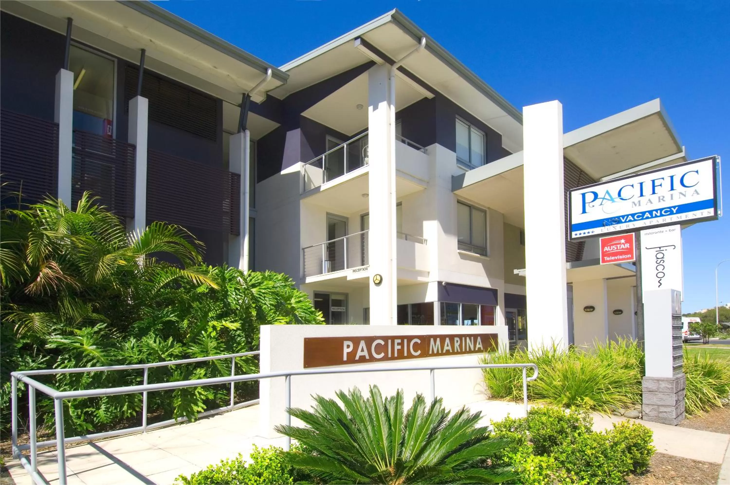 Property building in Pacific Marina Apartments
