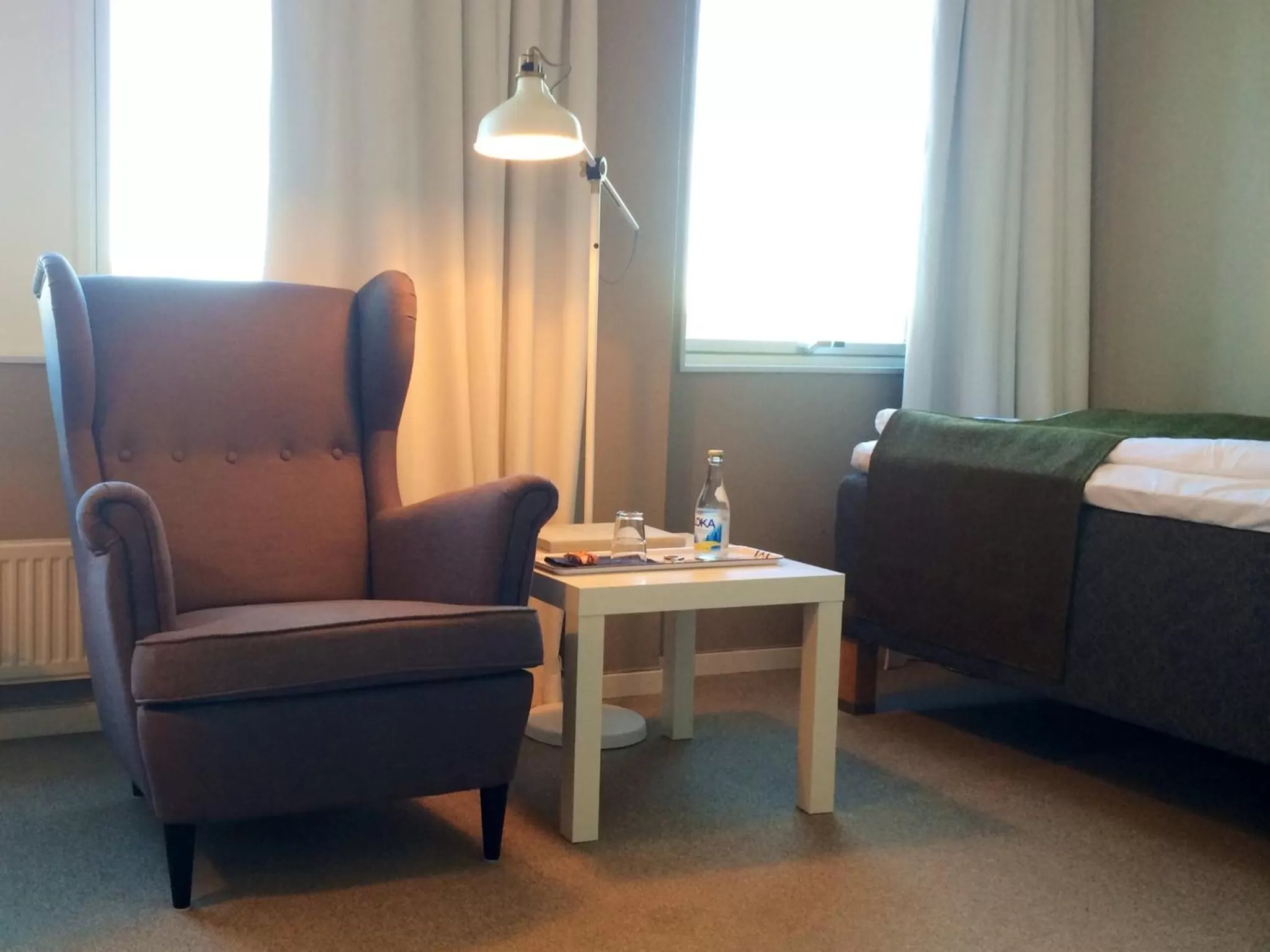 Decorative detail, Bed in Hotell Garvaren