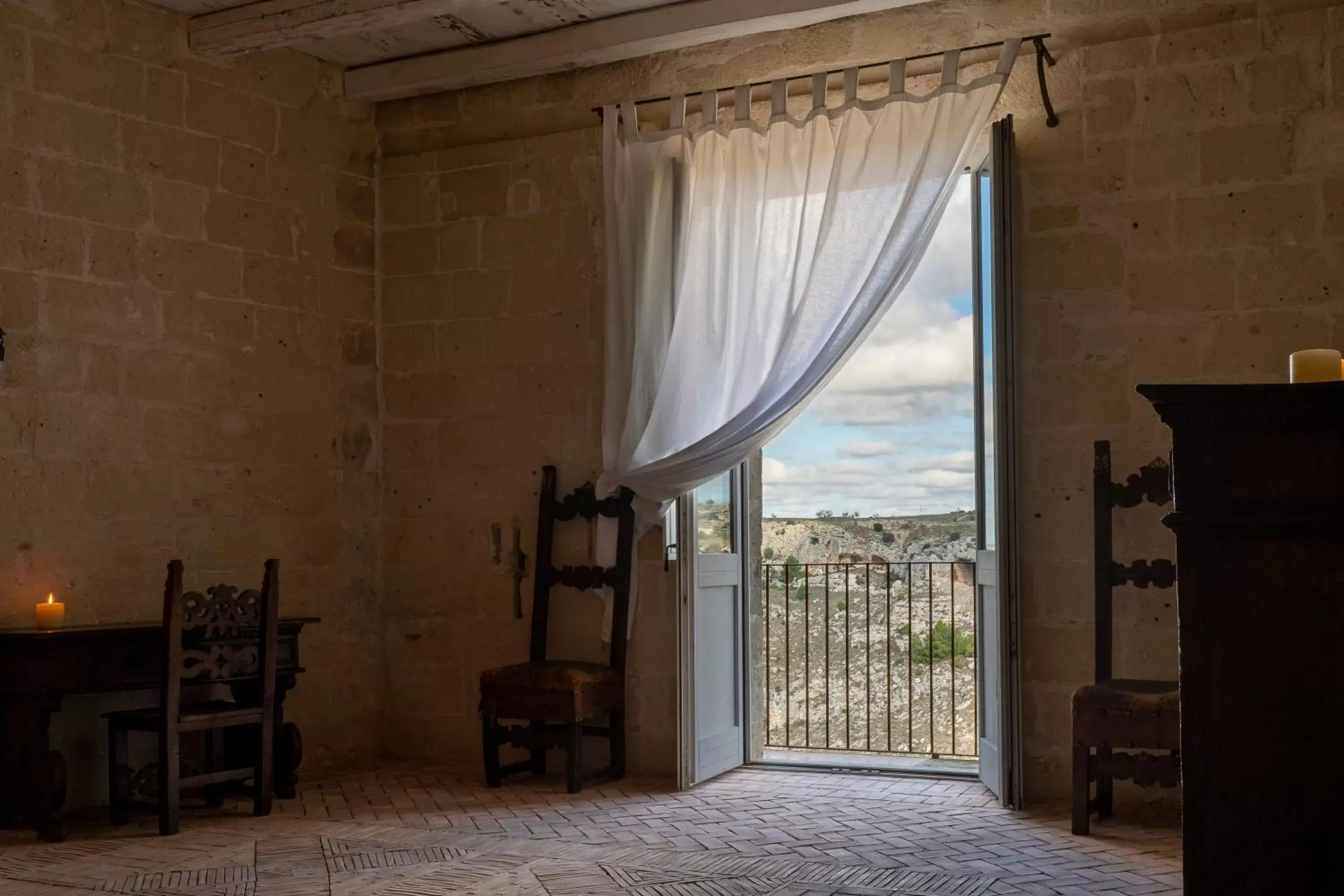 Bird's eye view in Sextantio Le Grotte Della Civita