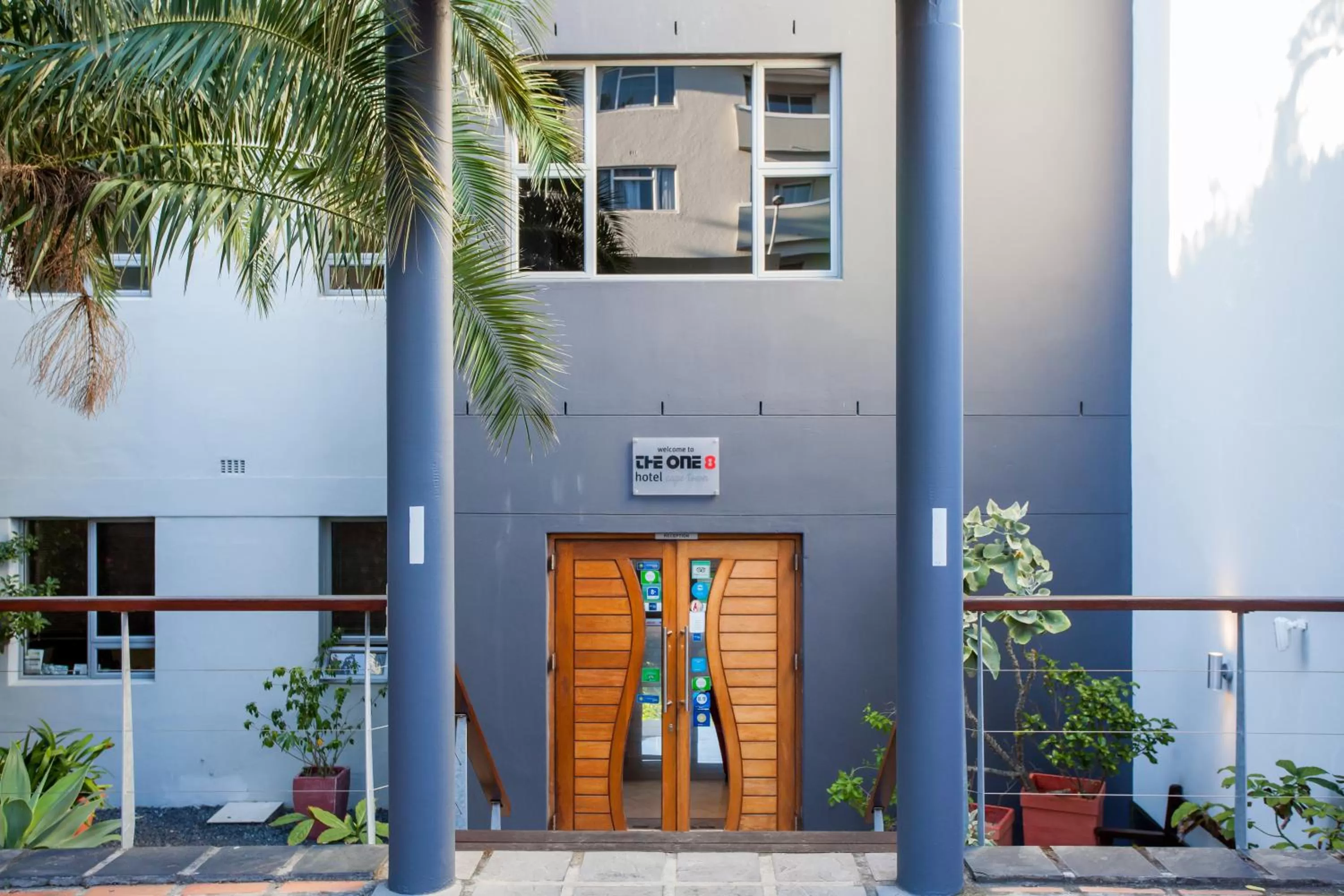 Facade/entrance in The One 8 Hotel in Green Point - Solar Power